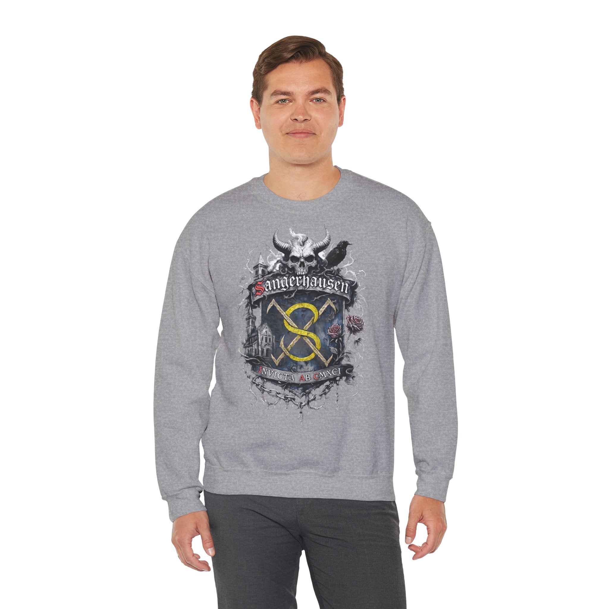 Sangerhausen: Harz-Collection, Frontprint, Unisex Sweatshirt **Grimwater-Edition**