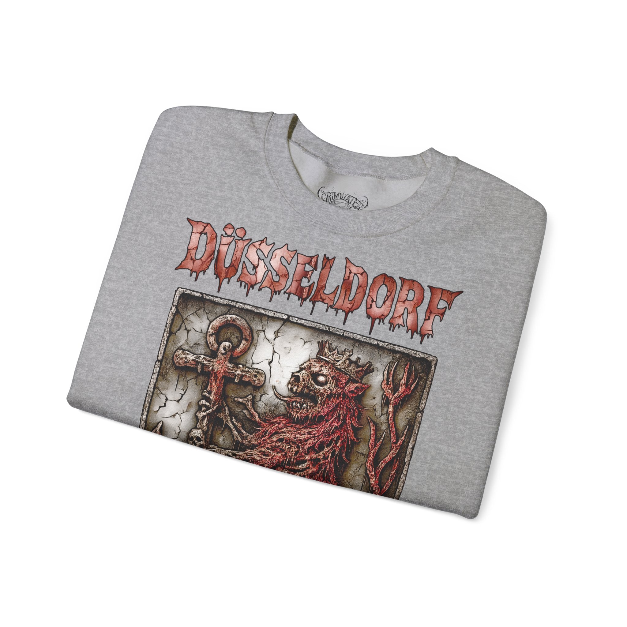 Düsseldorf: Frontprint Unisex Sweatshirt **Grimwater-Edition**