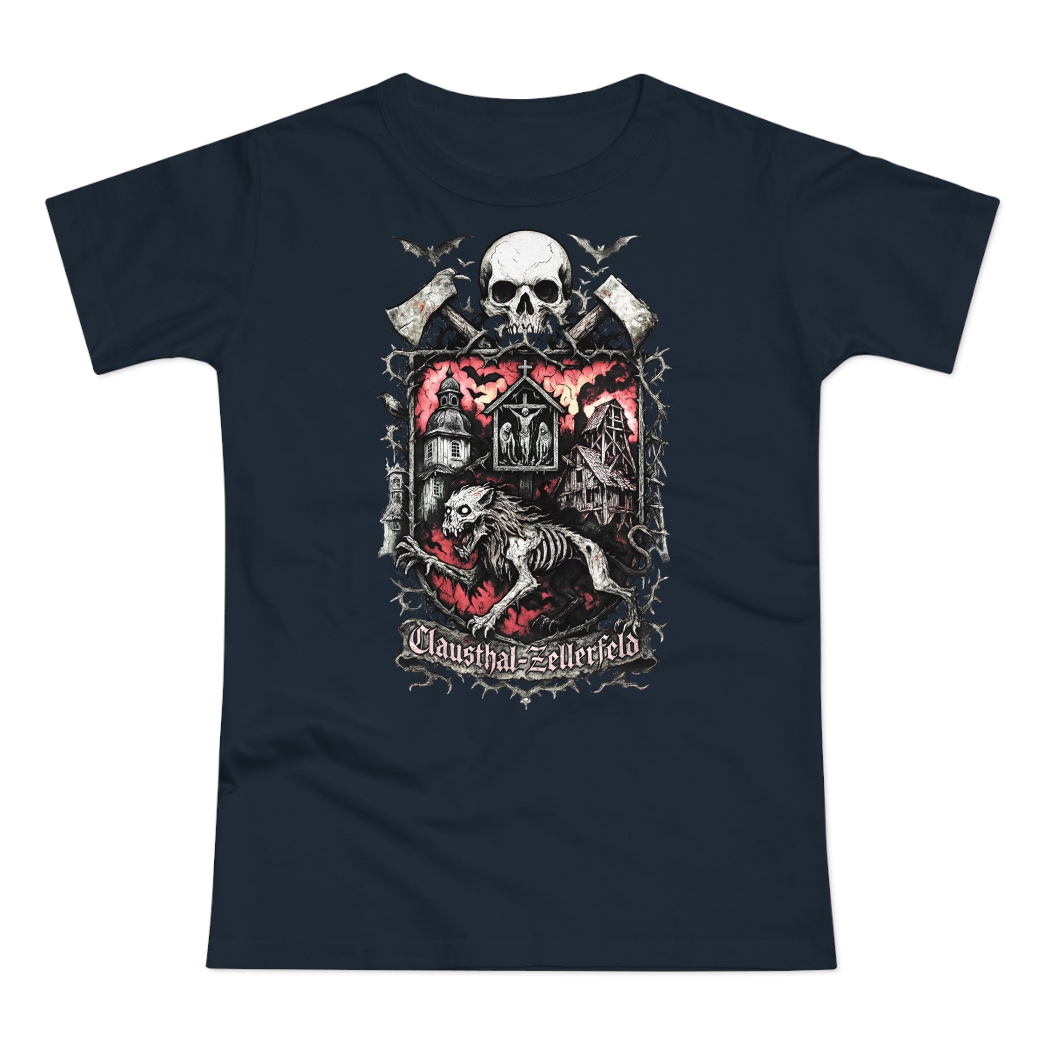 Clausthal-Zellerfeld: Frontprint, Womens' T-Shirt **Grimwater-Edition**