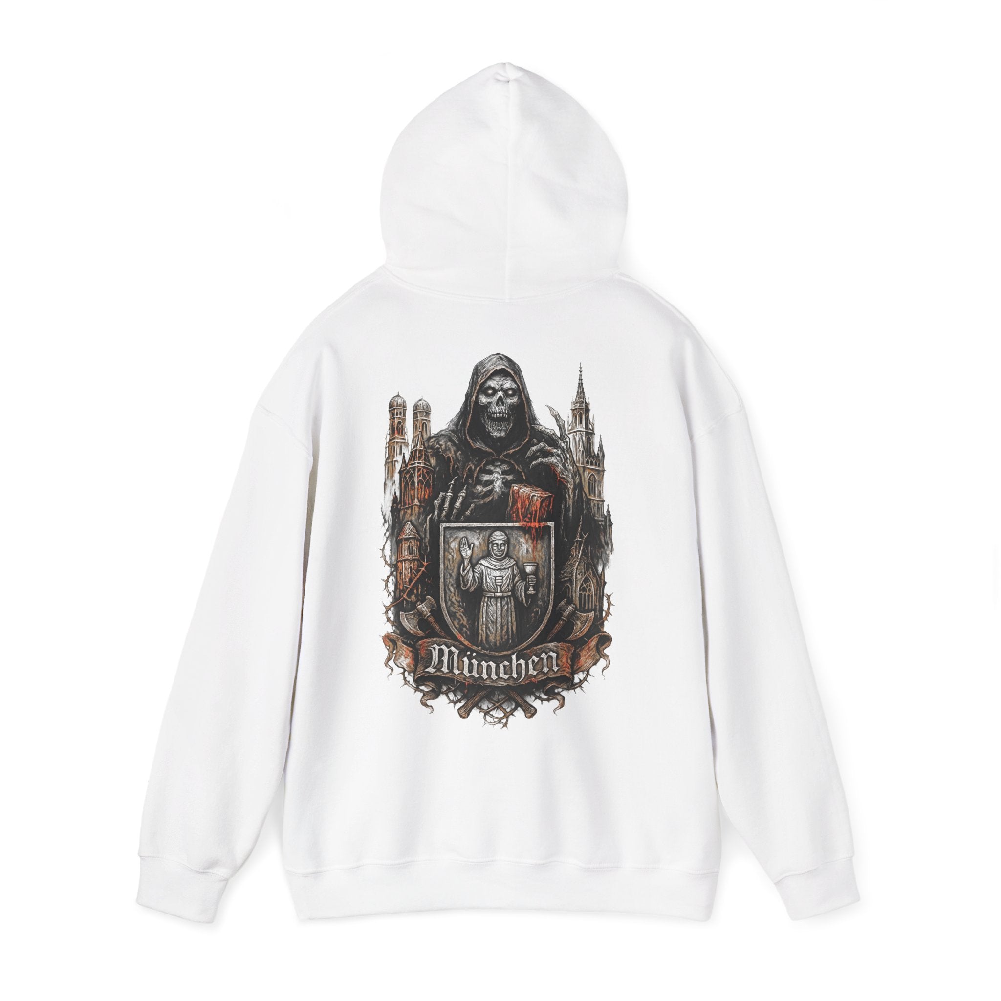 München - Front-/Backprint Unisex Hoodie: **Grimwater-Edition**