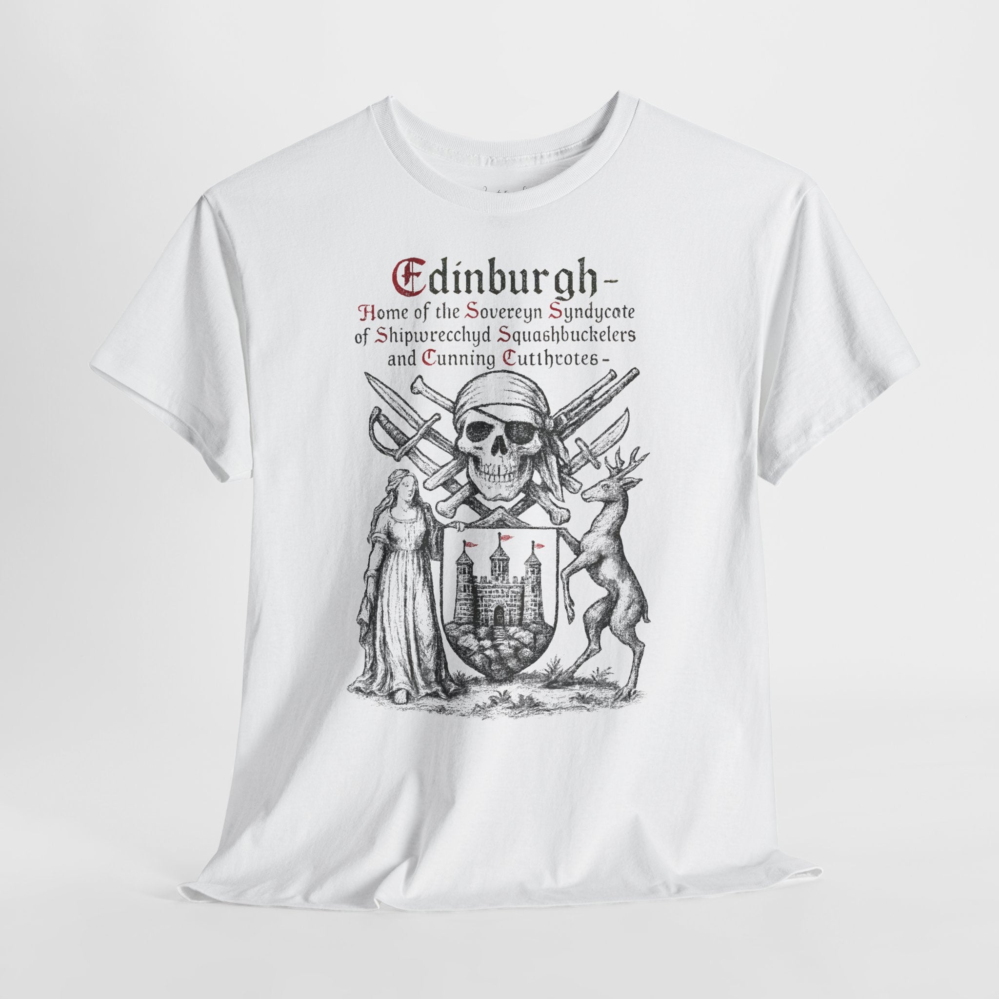 Edinburgh: Frontprint, Unisex T-Shirt **Grimwater-Edition**
