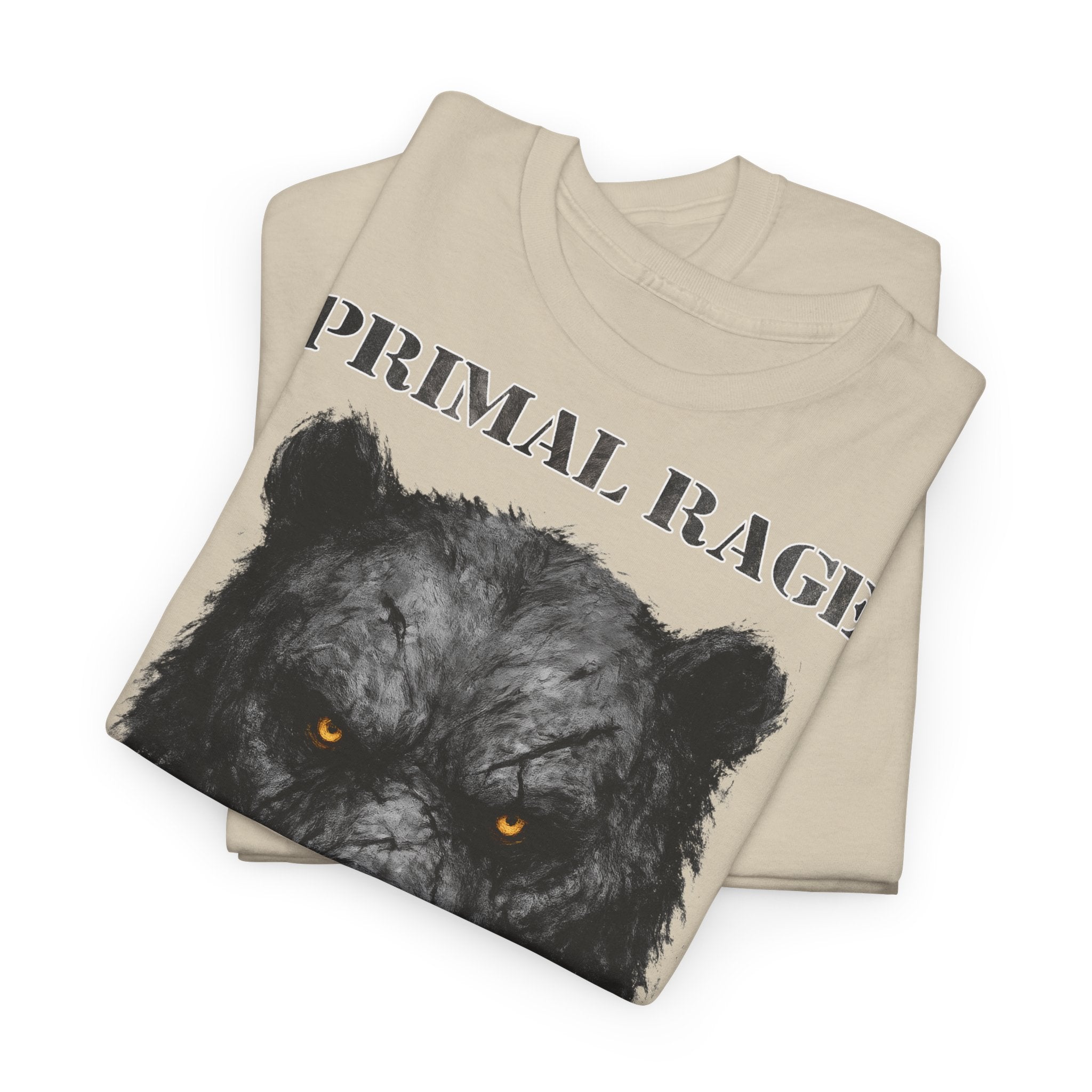 Bär - Primal Rage: Frontprint, Unisex T-Shirt - Animal-Collection