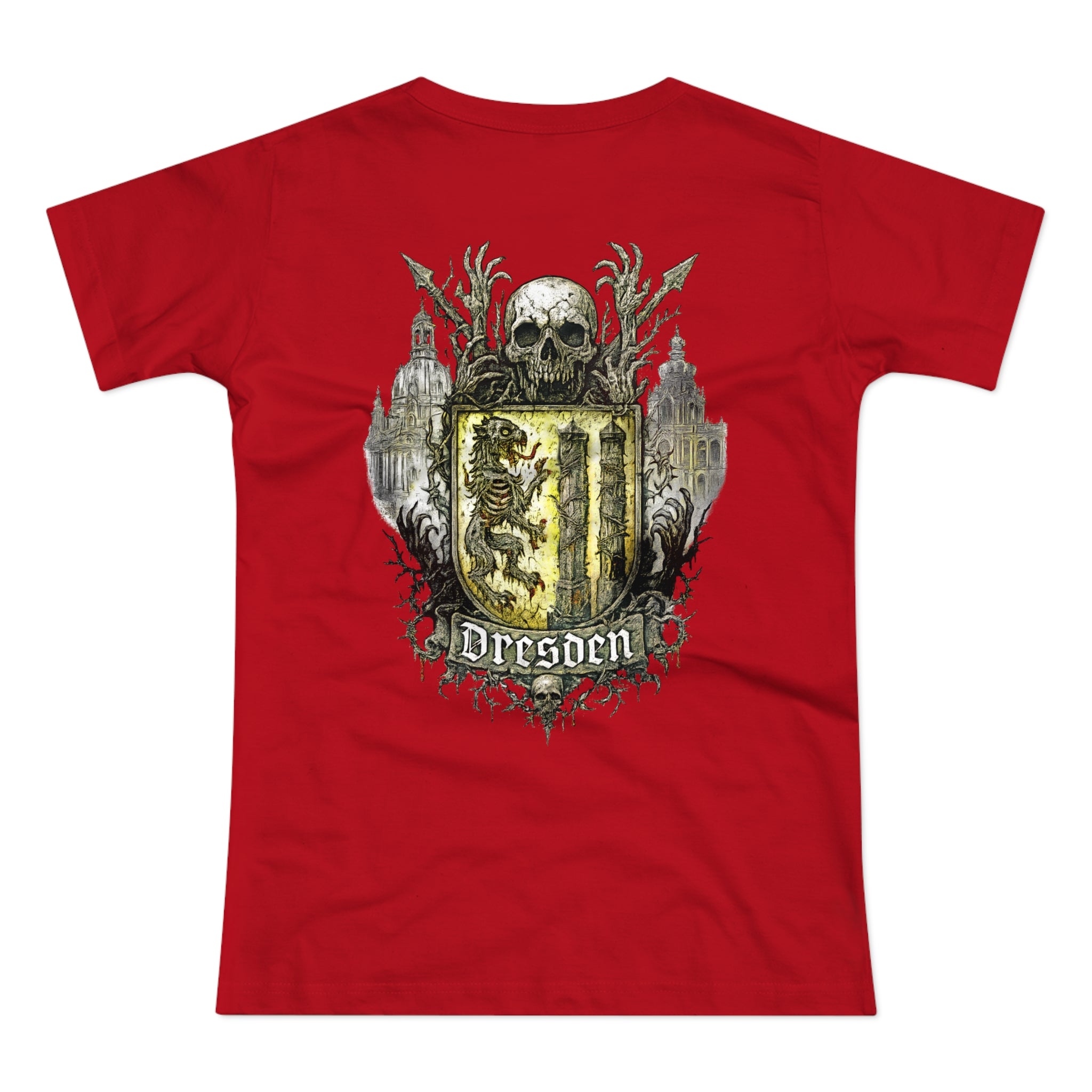 Dresden: Front-/Backprint, Womens' T-Shirt **Grimwater-Edition**