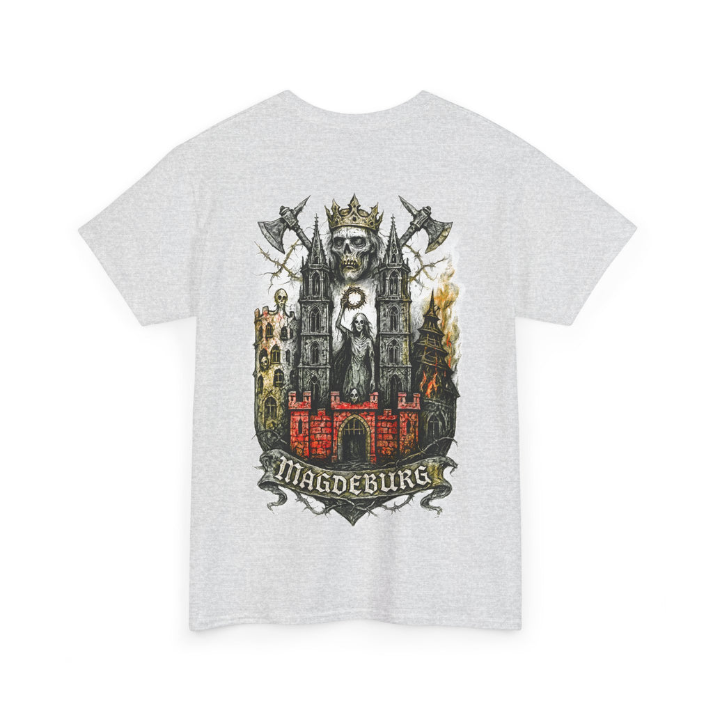 Magdeburg: Front-/Backprint, Unisex T-Shirt **Grimwater-Edition**
