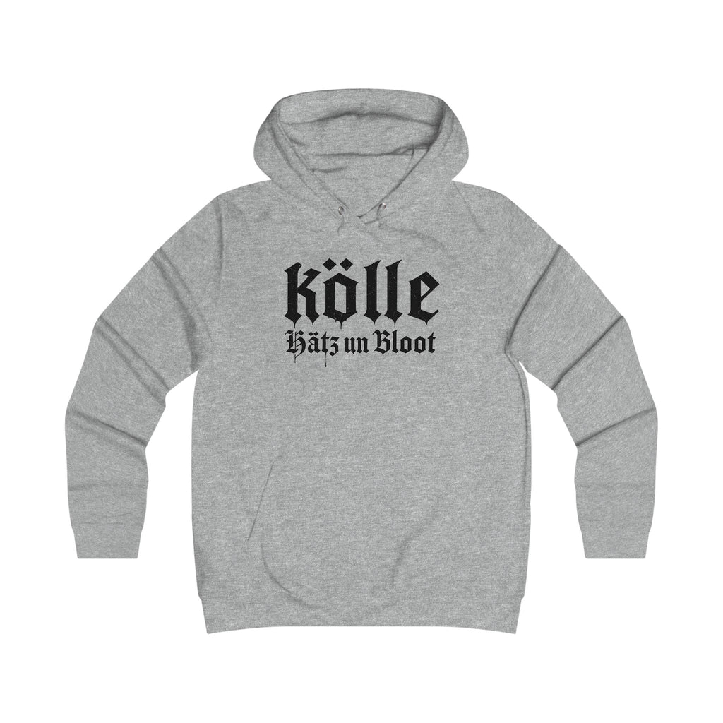 Köln - Hätz un Bloot: Front-/Backprint, Womens' Hoodie **Grimwater-Design**