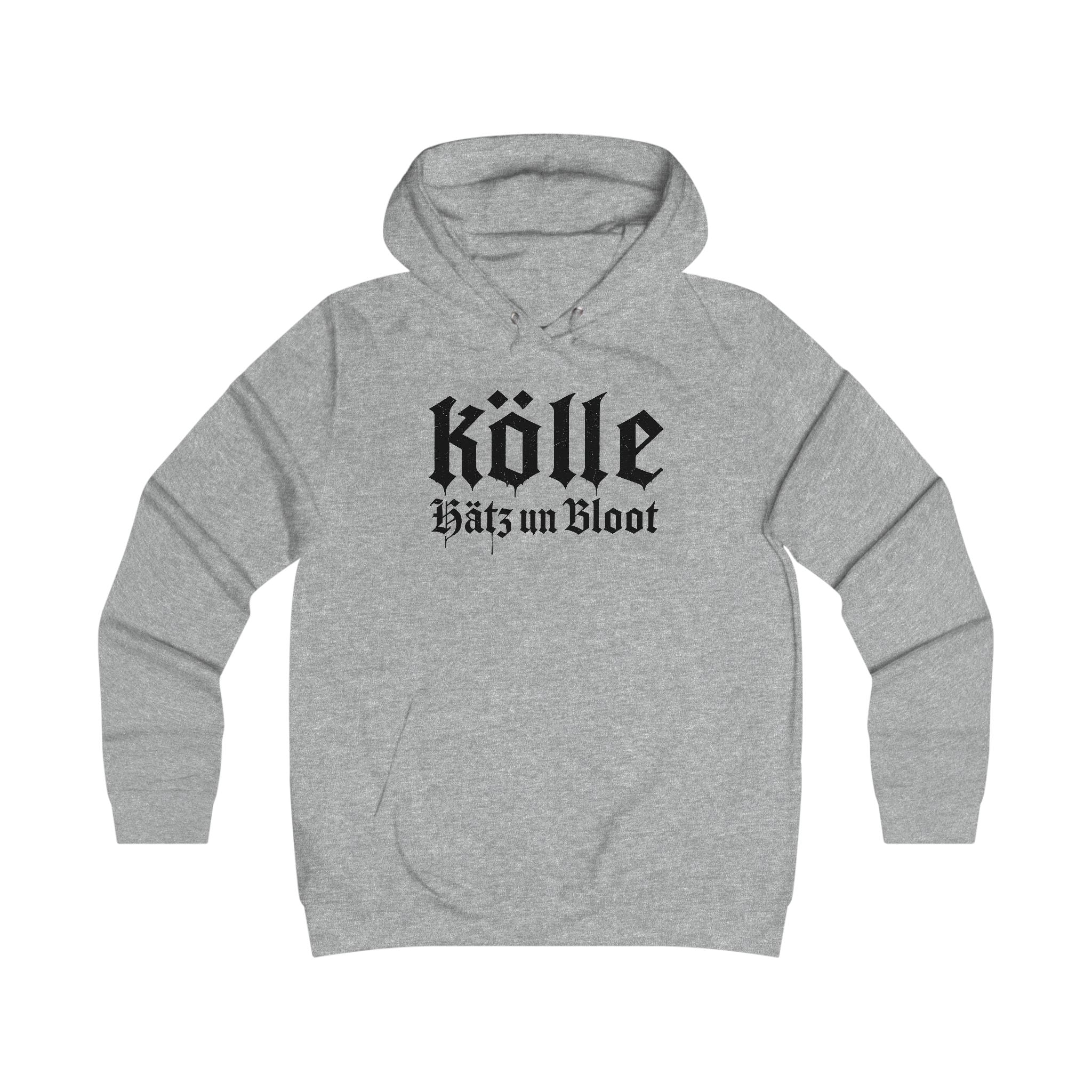 Köln - Hätz un Bloot: Front-/Backprint, Womens' Hoodie **Grimwater-Design**
