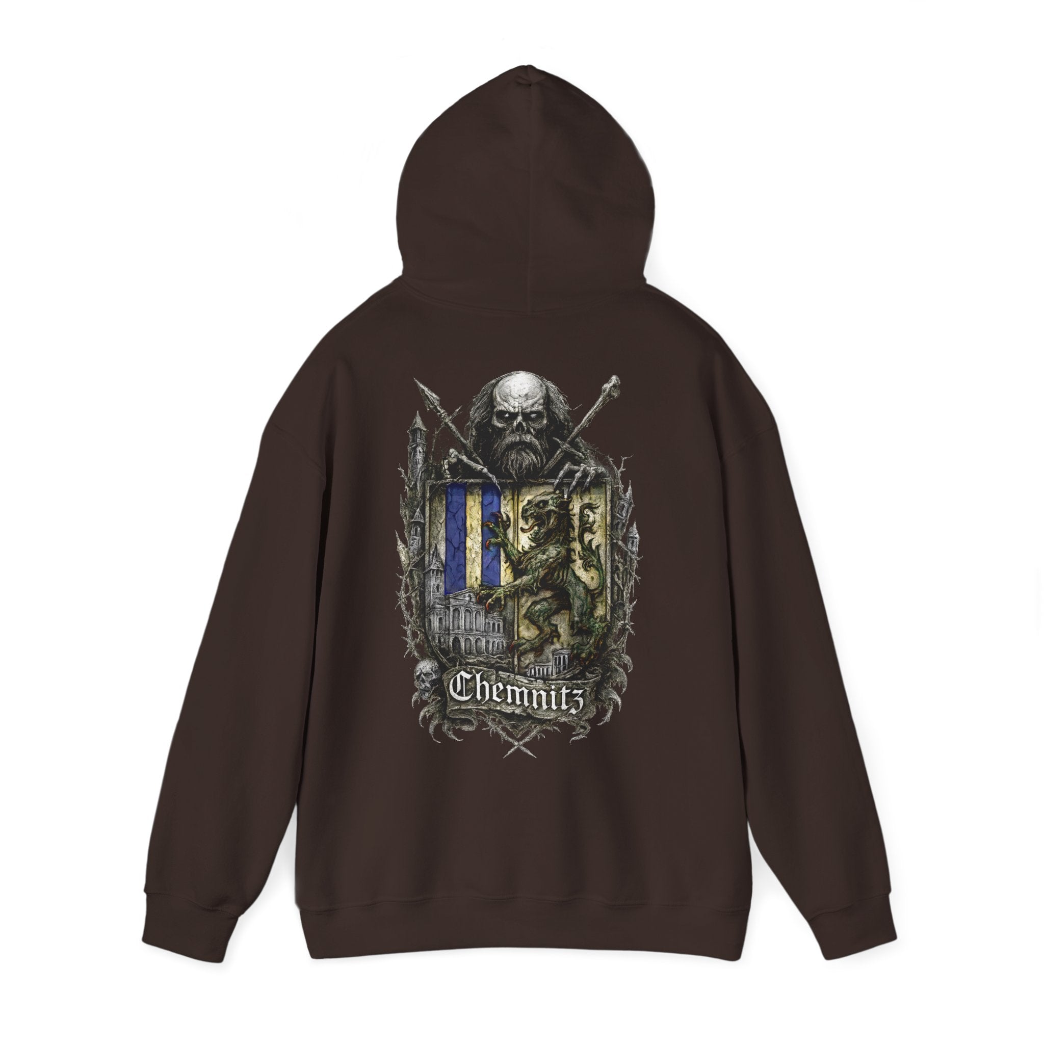 Chemnitz: Front-/Backprint, Unisex Hoodie **Grimwater-Edition**