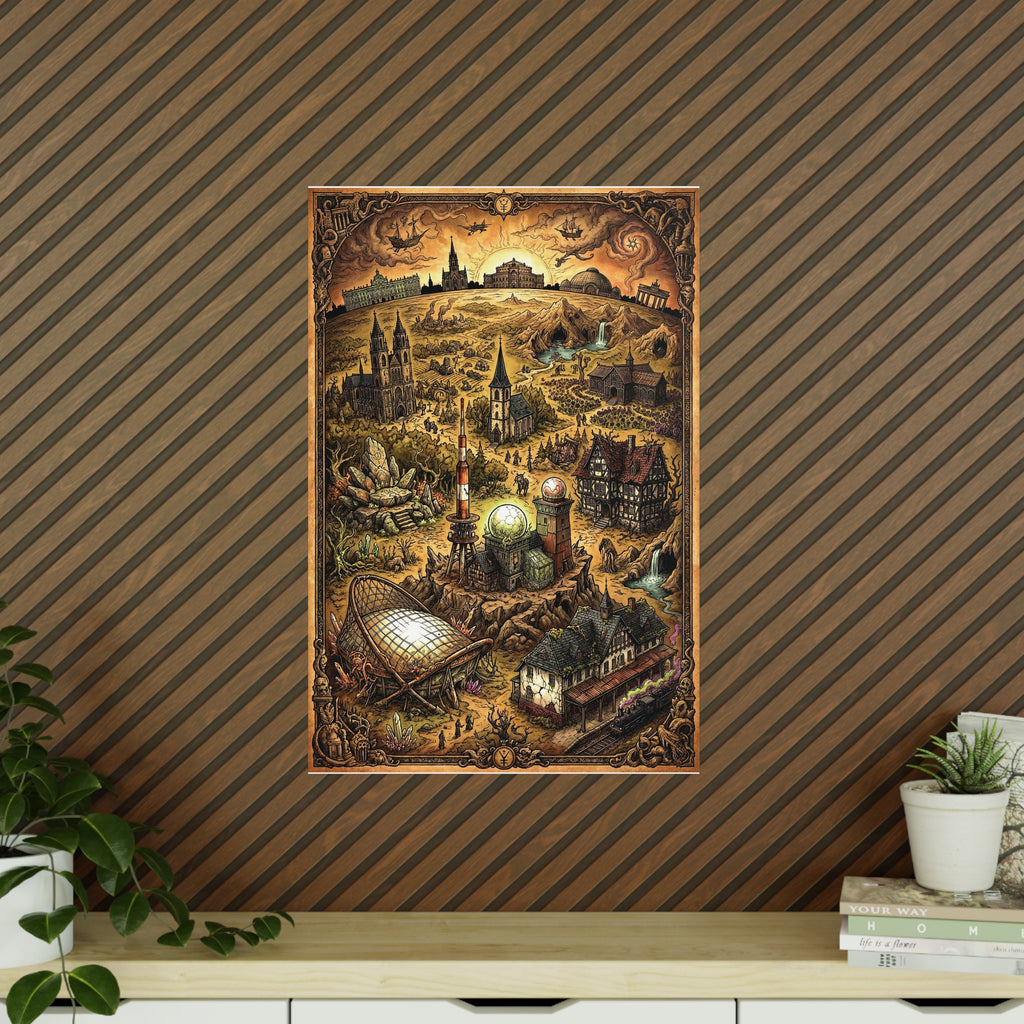Poster 60 x 90: Schierke (After Dark Collection) - Harz