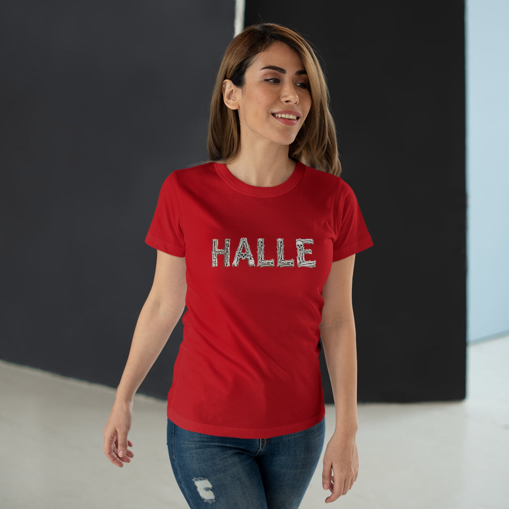 Halle: Front-/Backprint, Womens' T-Shirt **Grimwater-Edition**