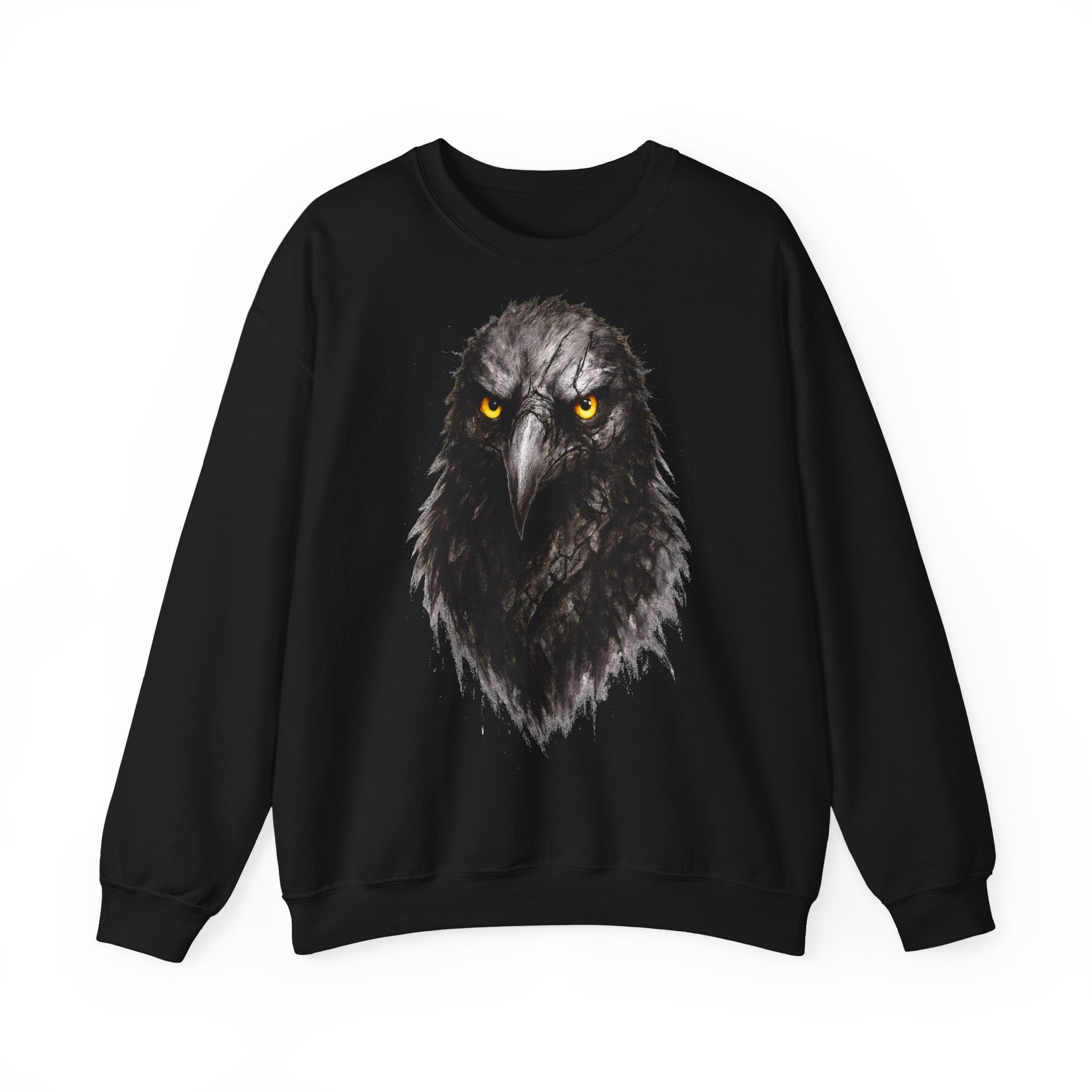 Rabe: Animals-Collection, Frontprint, Unisex Sweatshirt, Mystical Raven