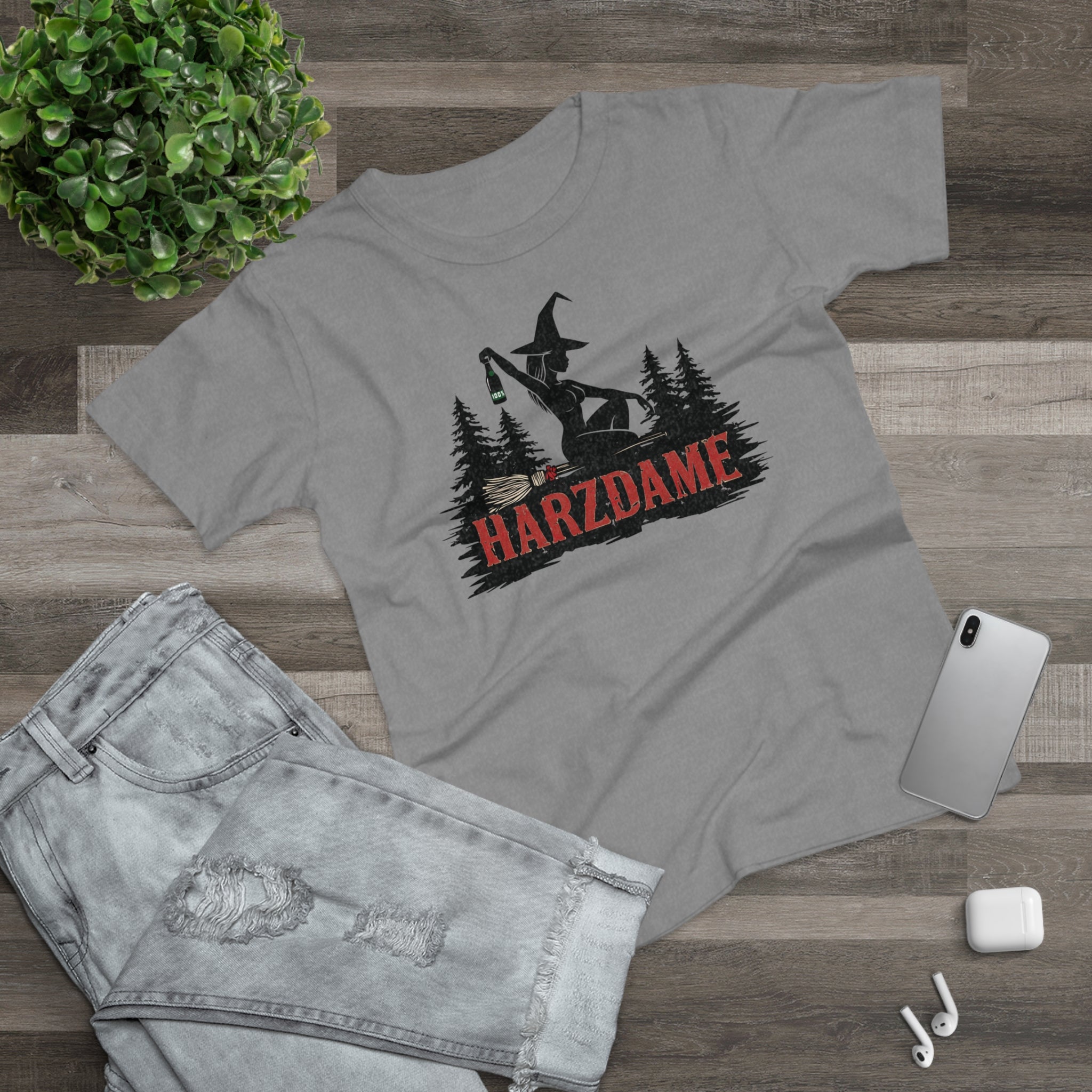 HARZDAME: Frontprint, Womens' T-Shirt