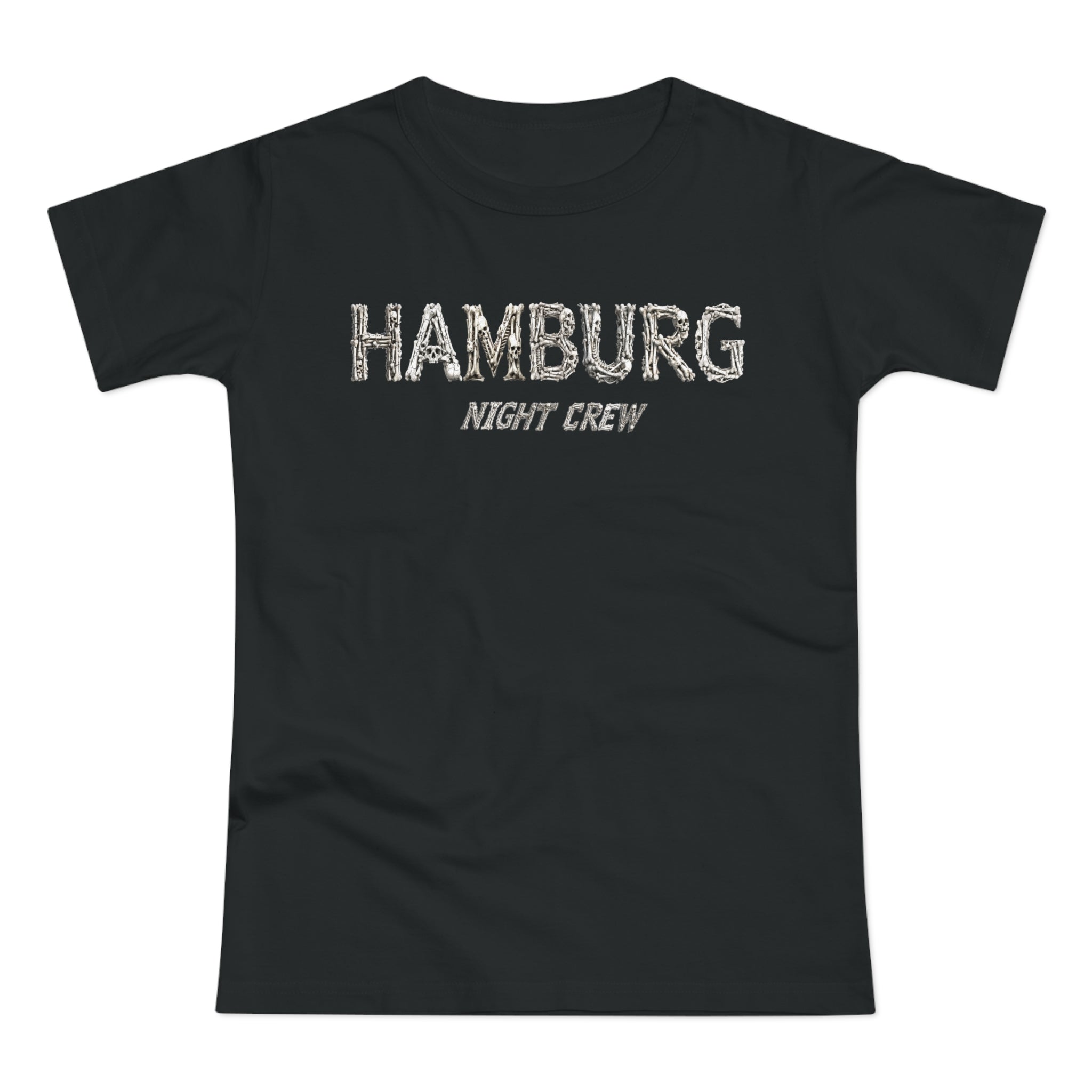 Hamburg "Night Crew" - Front-/Backprint, Womens' T-Shirt: **Grimwater-Edition**