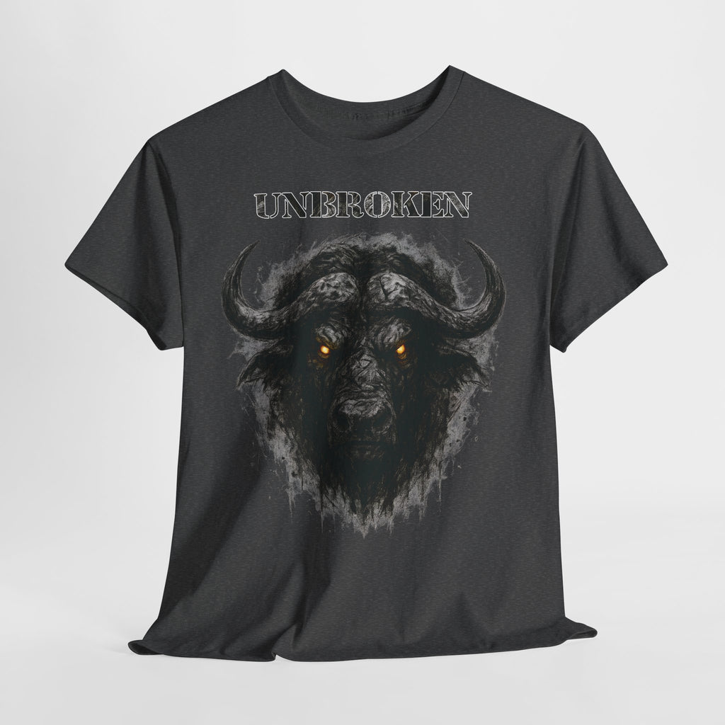 Büffel - Unbroken: Frontprint, Unisex T-Shirt - Animal-Collection