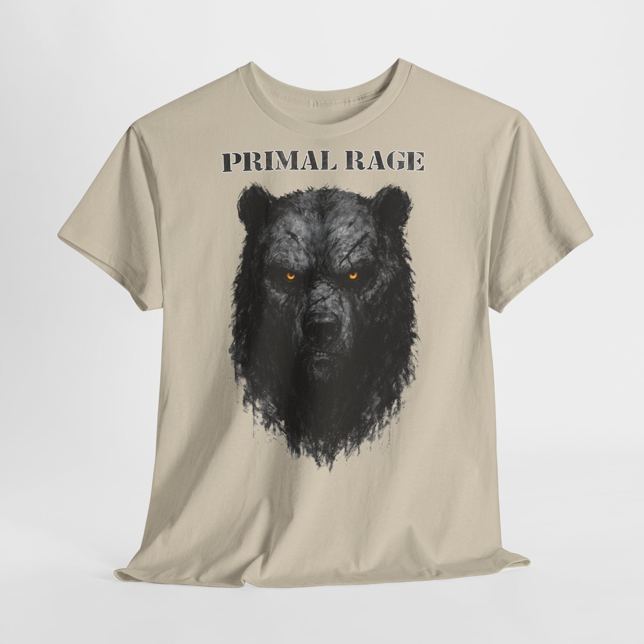 Bär - Primal Rage: Frontprint, Unisex T-Shirt - Animal-Collection