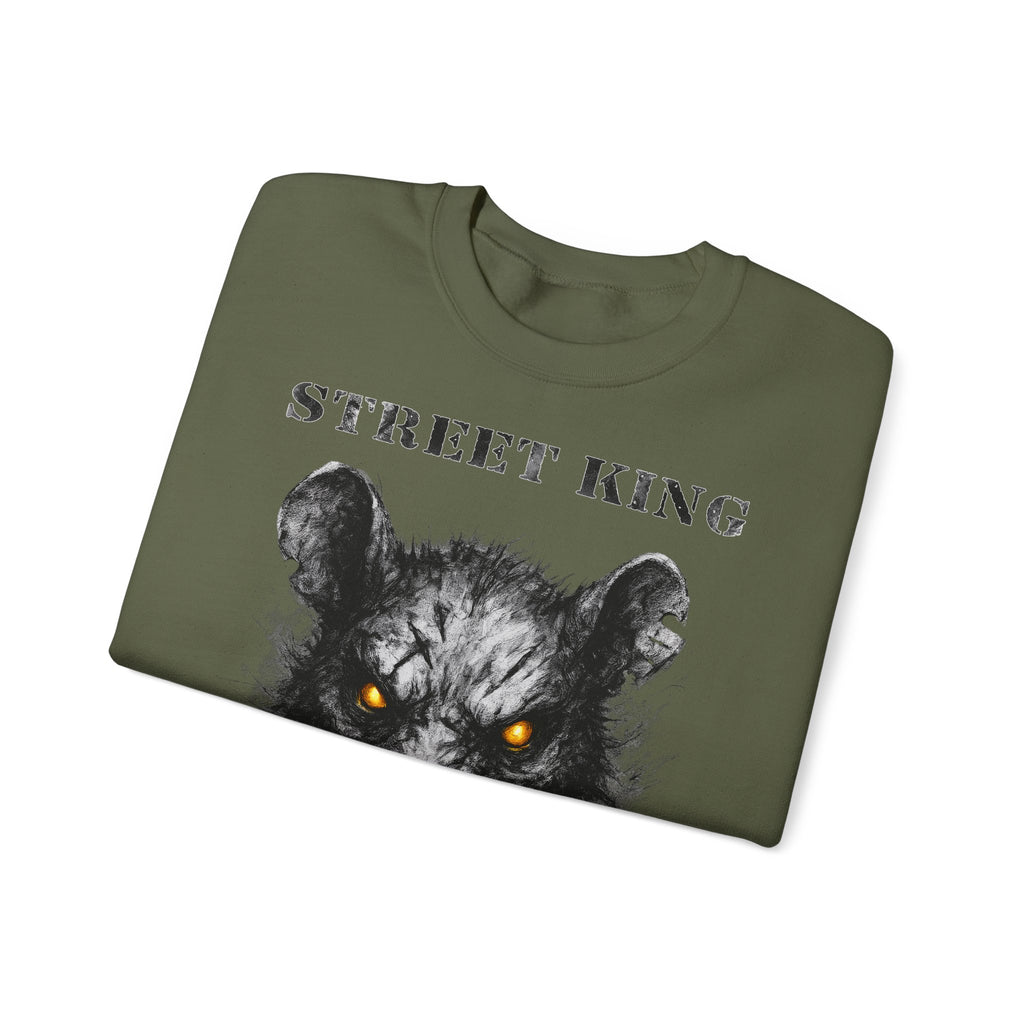 Rat - Street King: Animals-Collection, Frontprint, Unisex Sweatshirt