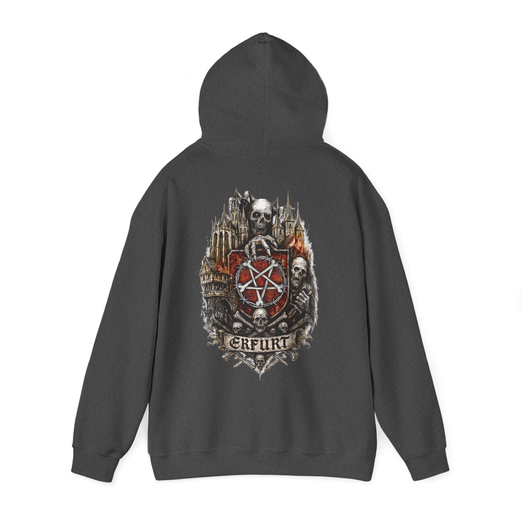 Erfurt: Front-/Backprint, Unisex Hoodie **Grimwater-Edition**