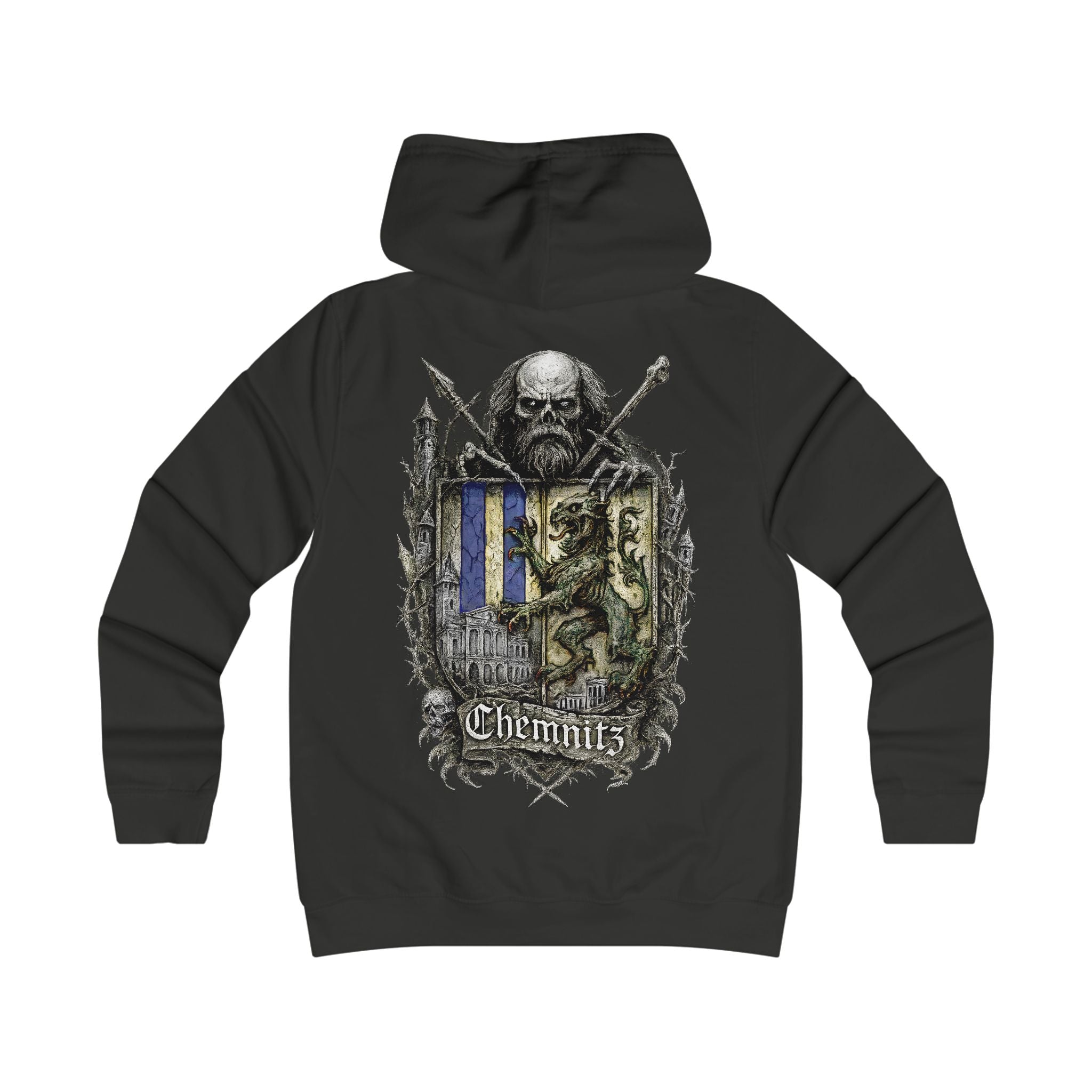 Chemnitz: Front-/Backprint, Womens' Hoodie **Grimwater-Edition**