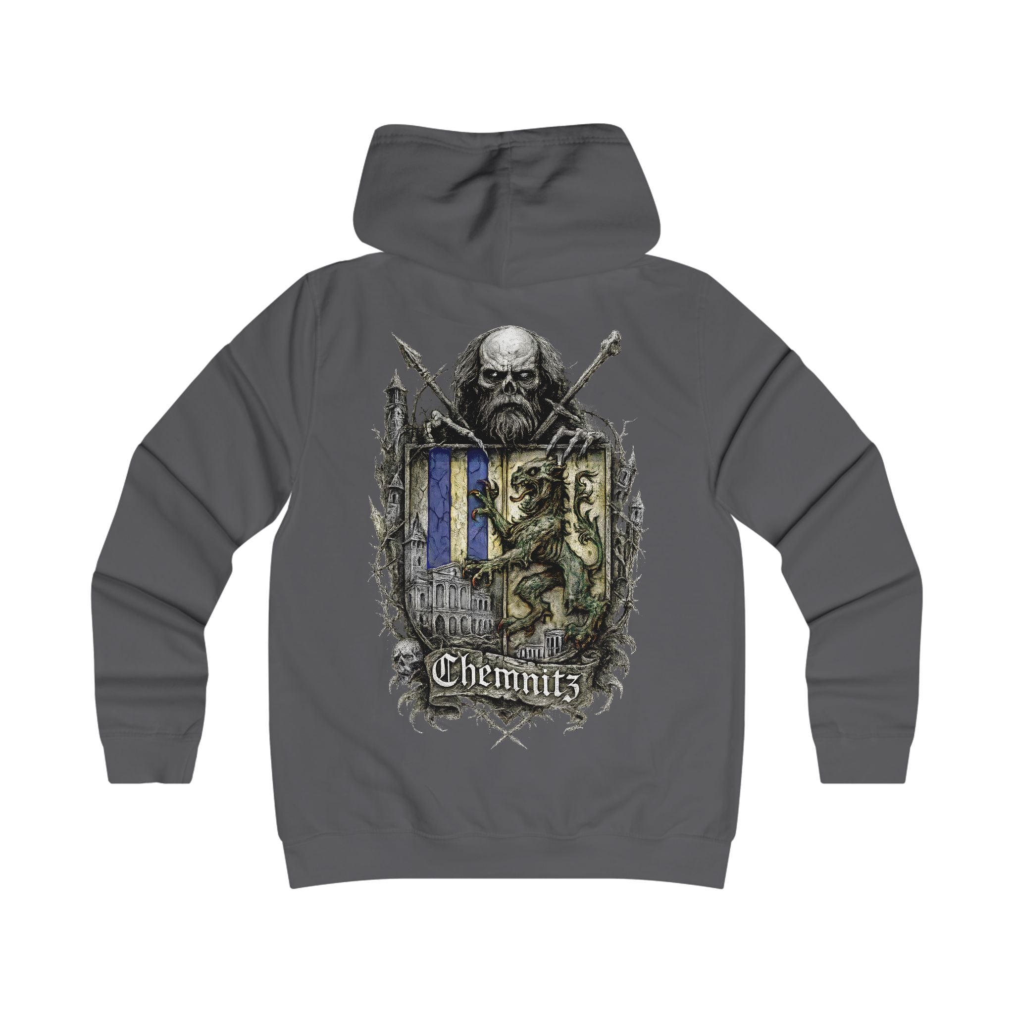 Chemnitz: Front-/Backprint, Womens' Hoodie **Grimwater-Edition**