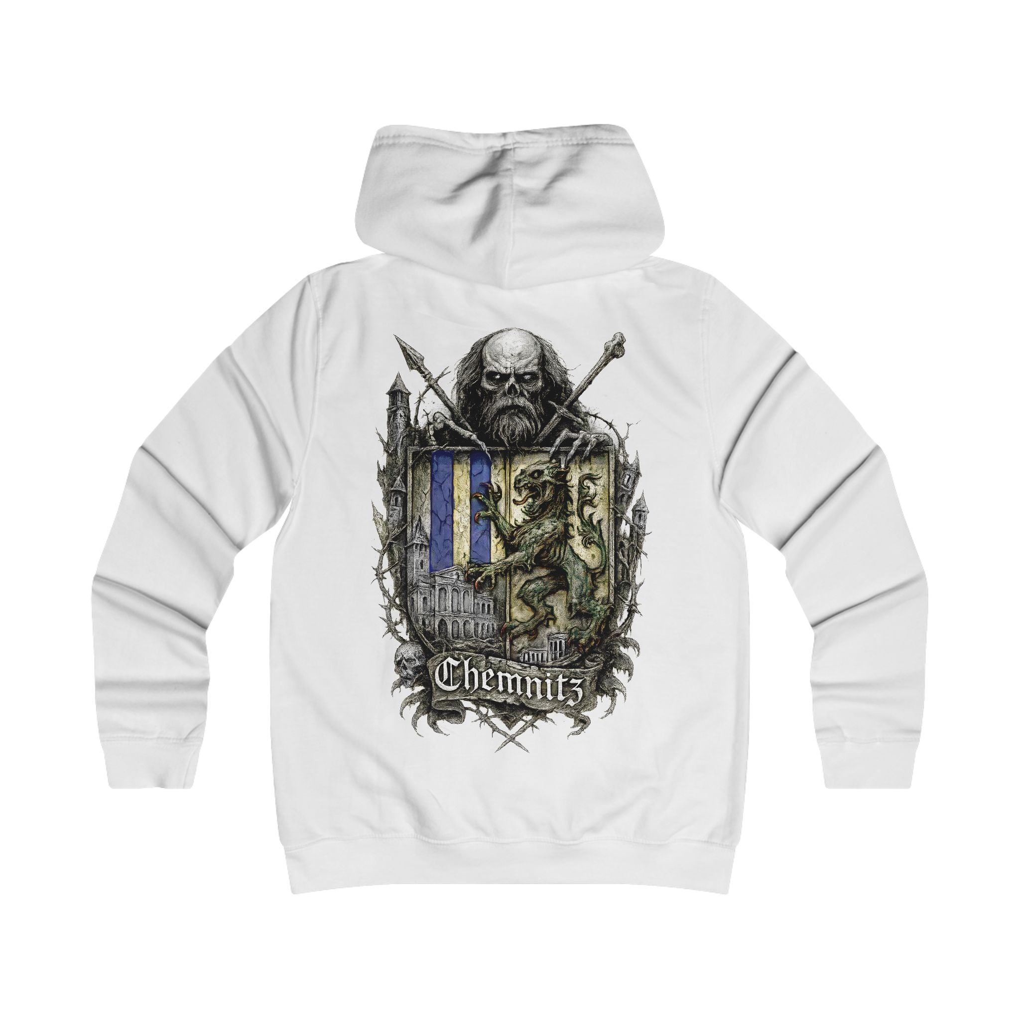 Chemnitz: Front-/Backprint, Womens' Hoodie **Grimwater-Edition**