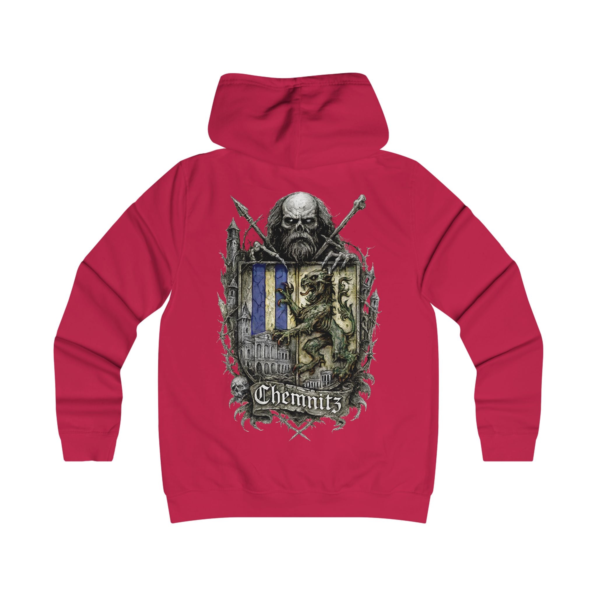 Chemnitz: Front-/Backprint, Womens' Hoodie **Grimwater-Edition**