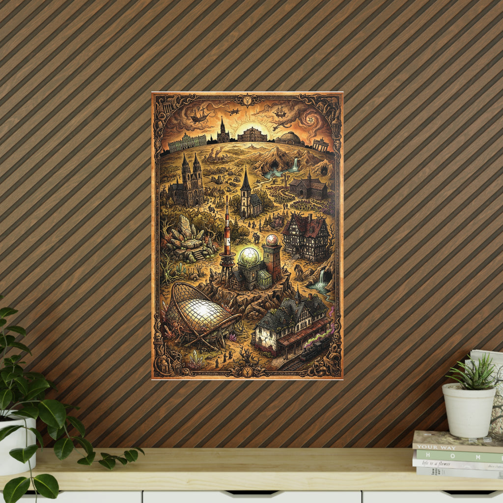 Poster 60 x 90: Schierke (After Dark Collection) - Harz