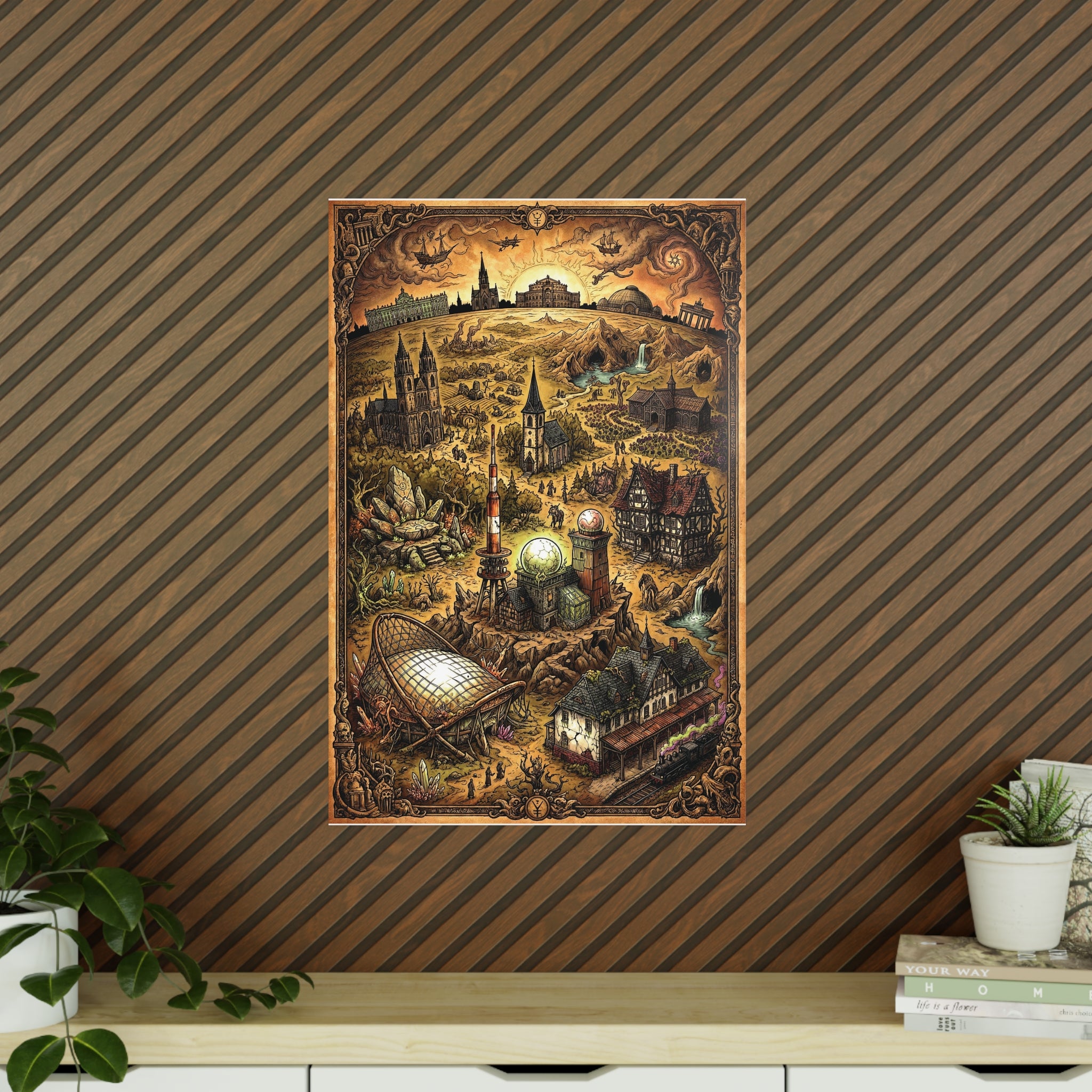 Poster 60 x 90: Schierke (After Dark Collection) - Harz