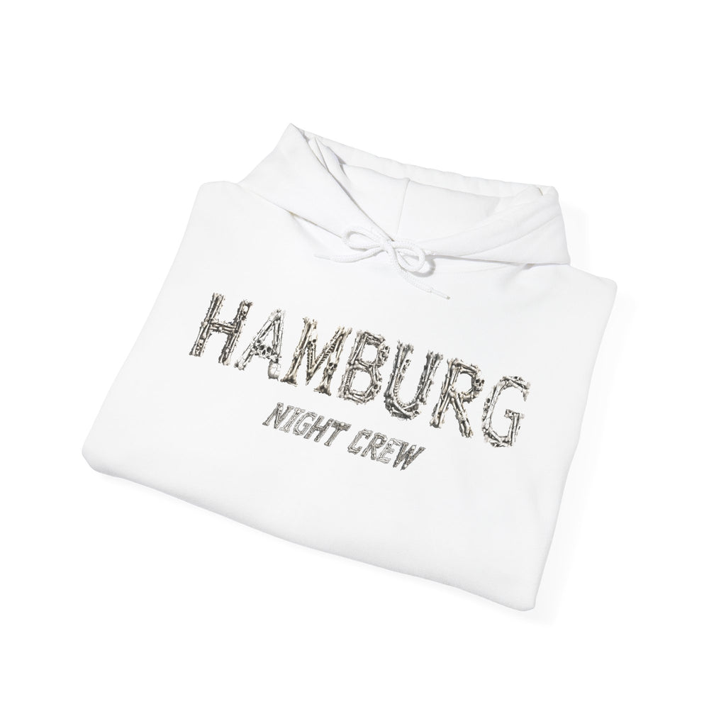 Hamburg "Night Crew" - Front-/Backprint Unisex Hoodie: **Grimwater-Edition**