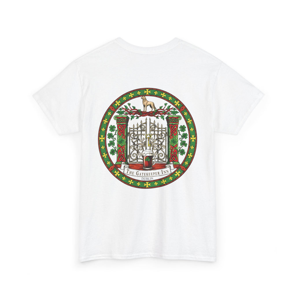 The Gatekeeper Inn, Dublin, Festive Unisex Cotton Tee with Holiday Design, Christmas Gift, Casual Wear, Comfortable Shirt, Year-Round Style, Unique Gift Idea