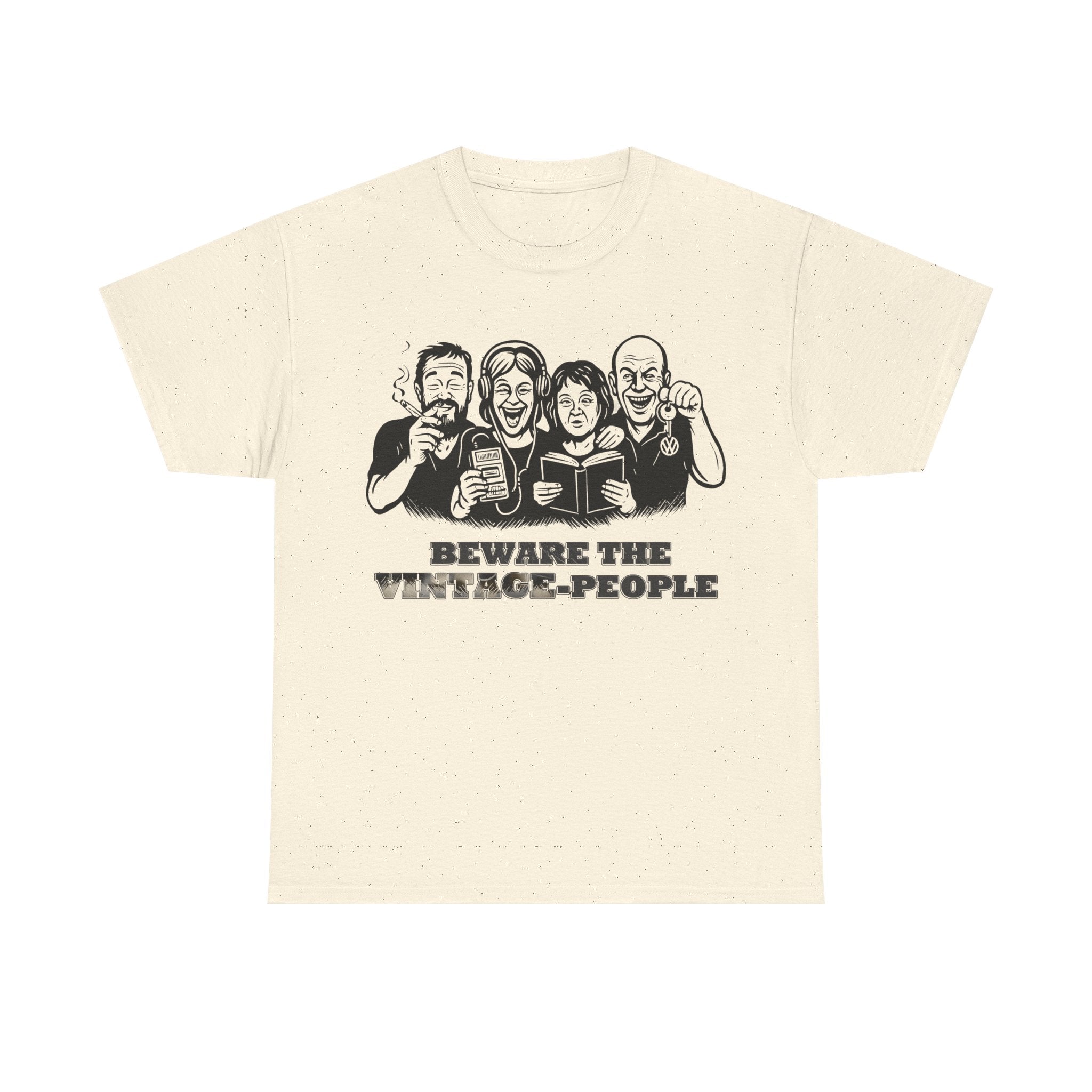 Vintage People: Frontprint, Unisex T-Shirt