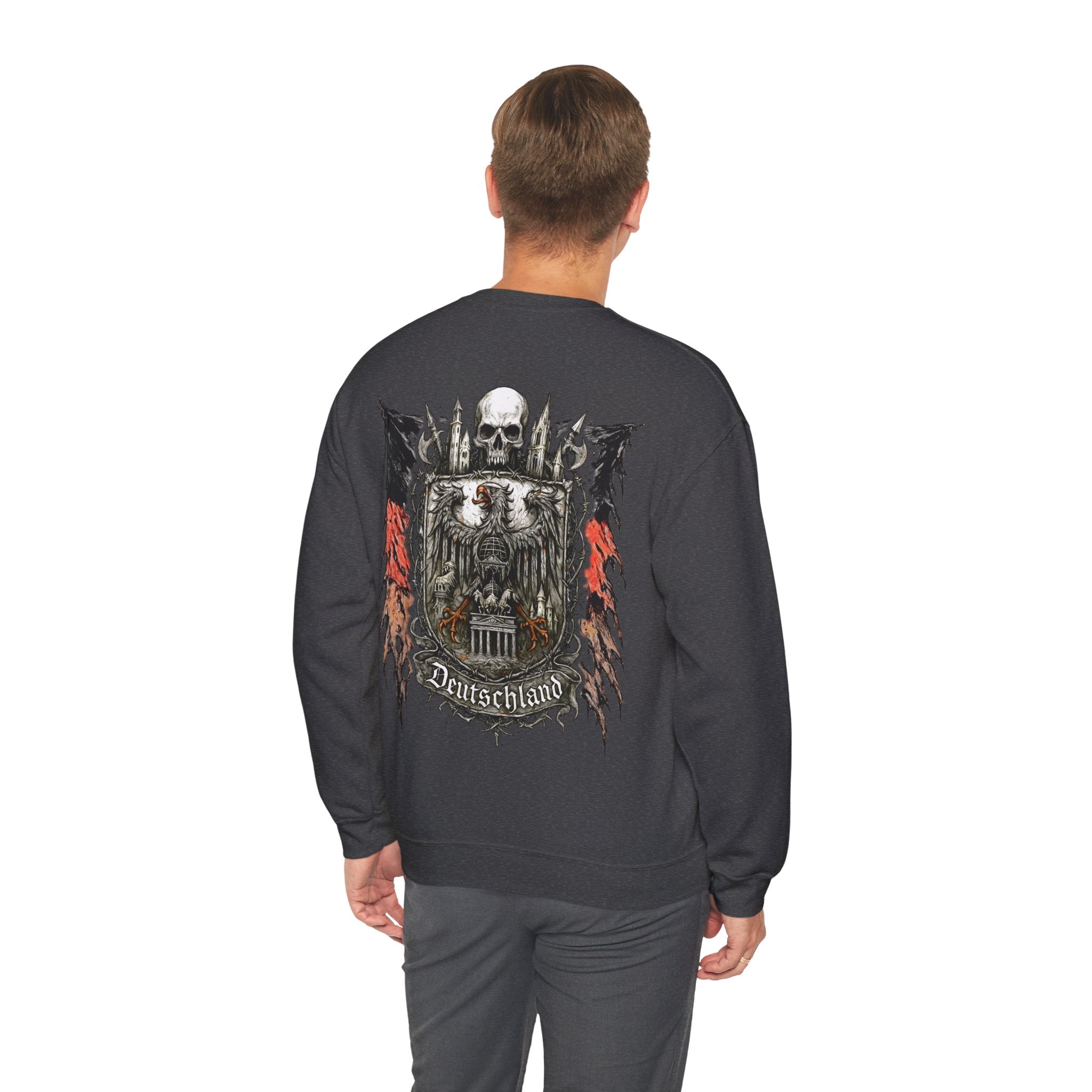 Deutschland: Front-/Backprint, Unisex Sweatshirt **Grimwater-Edition** (Germany)
