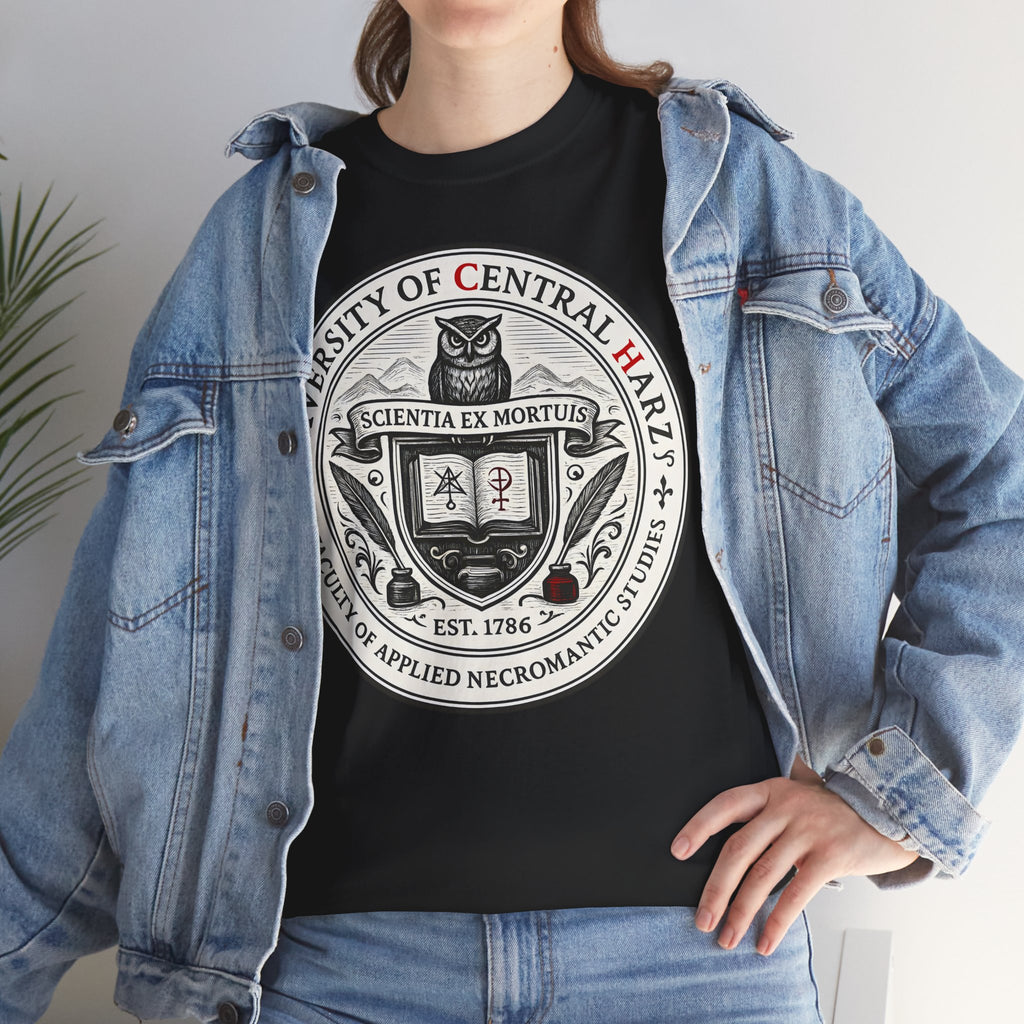 University of Central Harz: Frontprint, Unisex T-Shirt **Grimwater-Edition**