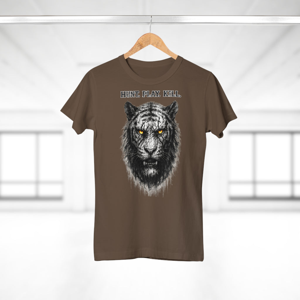 Tiger: Frontprint, Womens' T-Shirt - Animal-Collection