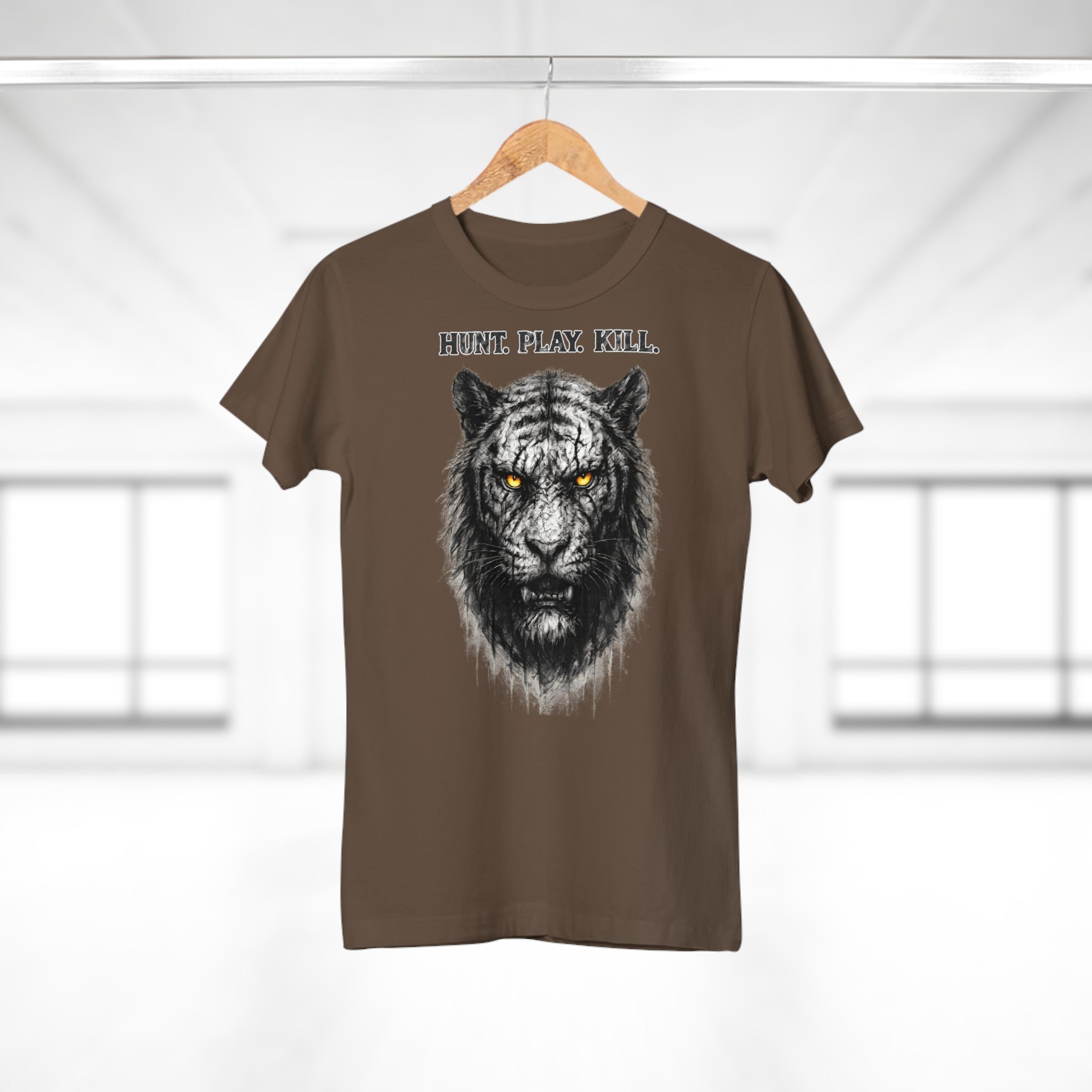 Tiger: Frontprint, Womens' T-Shirt - Animal-Collection