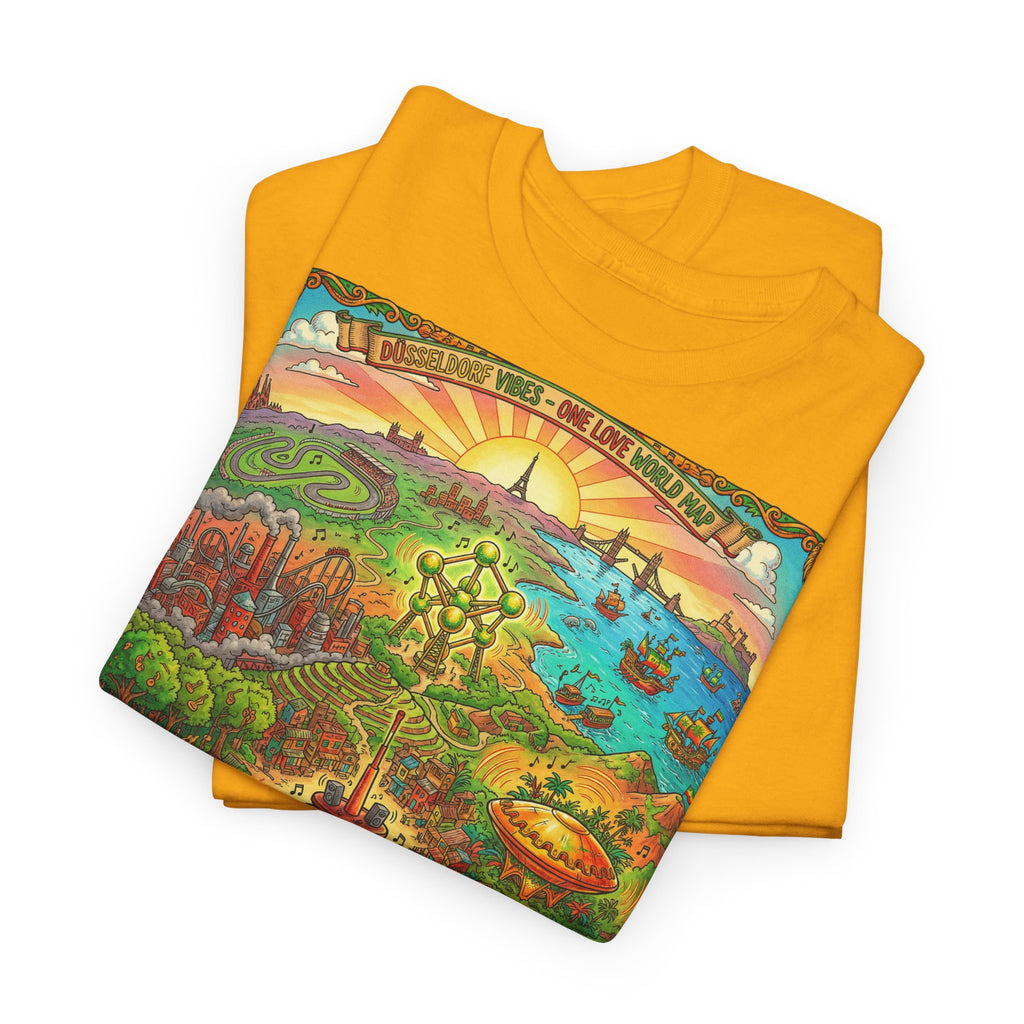 Düsseldorf Reggae Edition: Frontprint, Unisex T-Shirt
