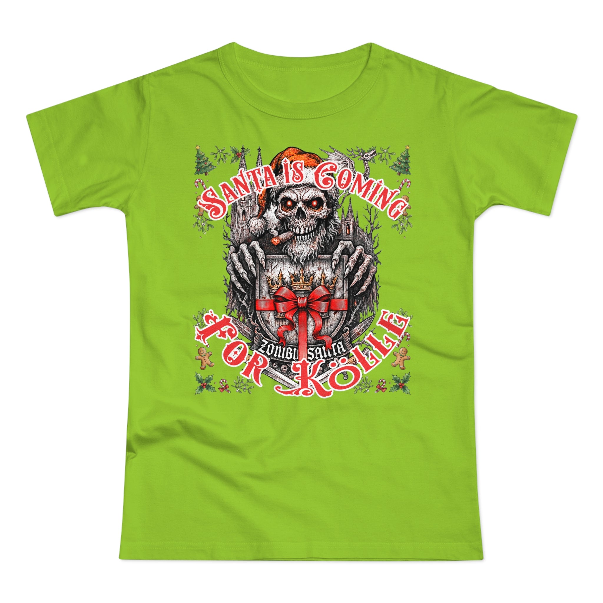 Santa Is Coming 4 Kölle: Frontprint, Womens' T-Shirt