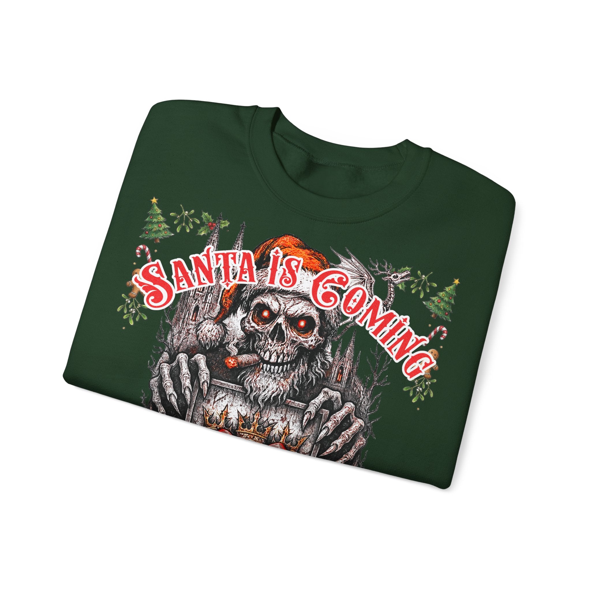 Santa Claus coming 4 Kölle: Frontprint, Unisex Sweatshirt