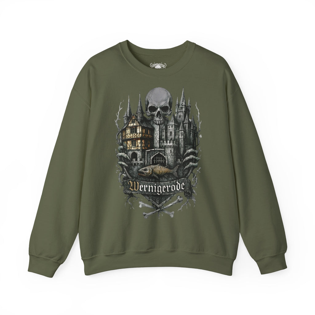 Wernigerode: Harz-Collection, Frontprint, Unisex Sweatshirt **Grimwater-Edition**