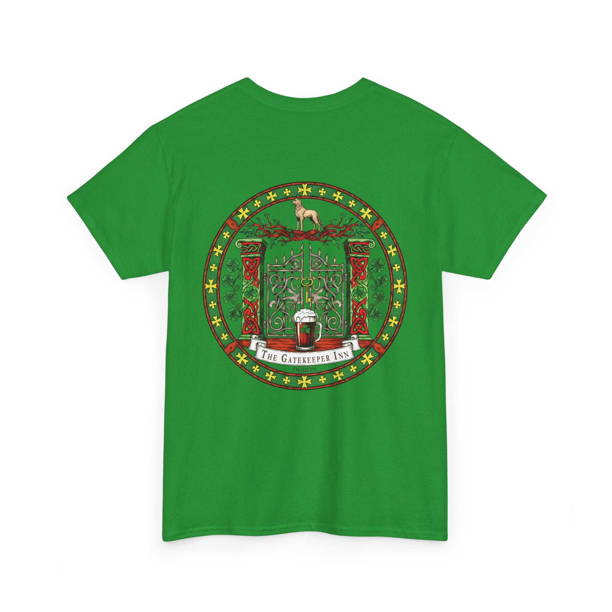 The Gatekeeper Inn, Dublin, Festive Unisex Cotton Tee with Holiday Design, Christmas Gift, Casual Wear, Comfortable Shirt, Year-Round Style, Unique Gift Idea