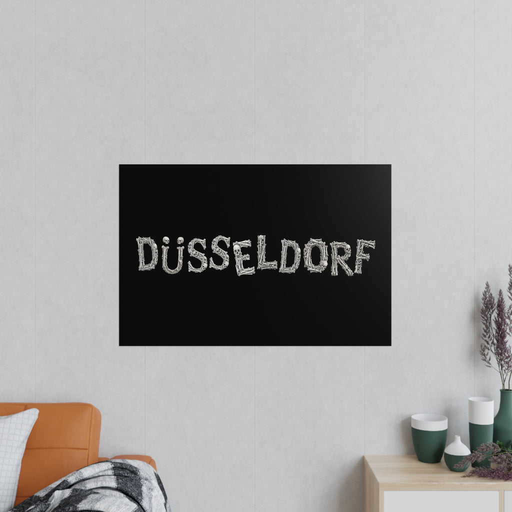 Poster 90 x 60: Düsseldorf (Bones Collection)