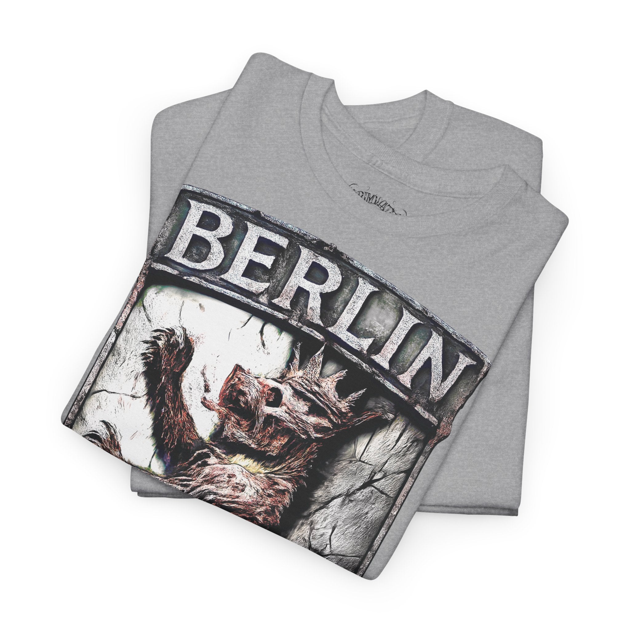 Berlin Bear - Semper Vigilans: Frontprint, Unisex T-Shirt **Grimwater-Edition**