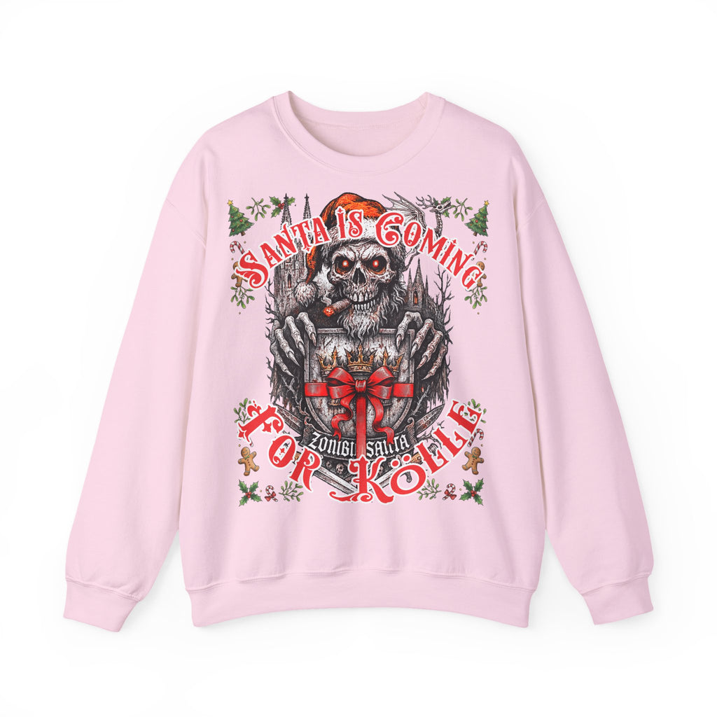 Santa Claus coming 4 Kölle: Frontprint, Unisex Sweatshirt