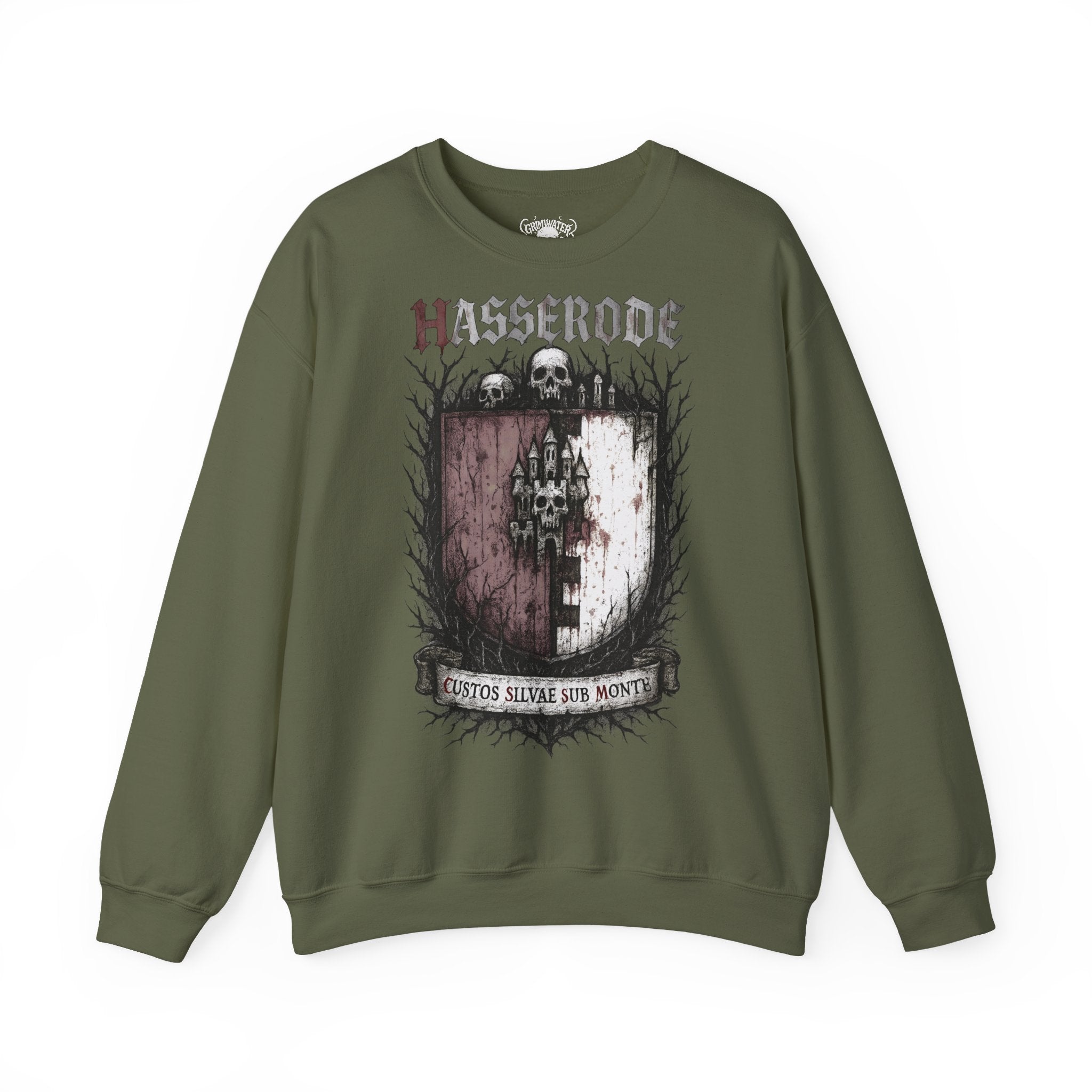 Hasserode: Harz-Collection, Frontprint, Unisex Sweatshirt **Grimwater-Edition**