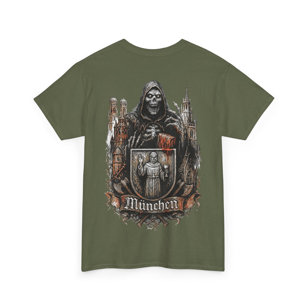 München Night Crew: Front-/Backprint, Unisex T-Shirt **Grimwater-Edition**