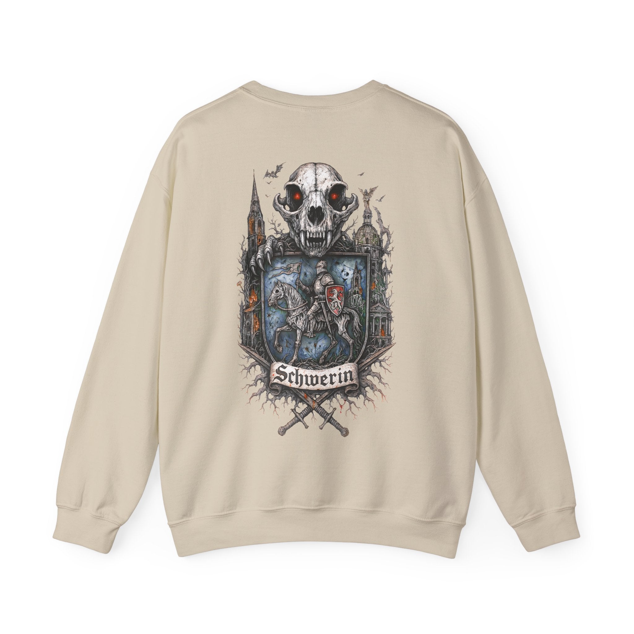 Schwerin: Front-/Backprint, Unisex Sweatshirt **Grimwater-Edition**