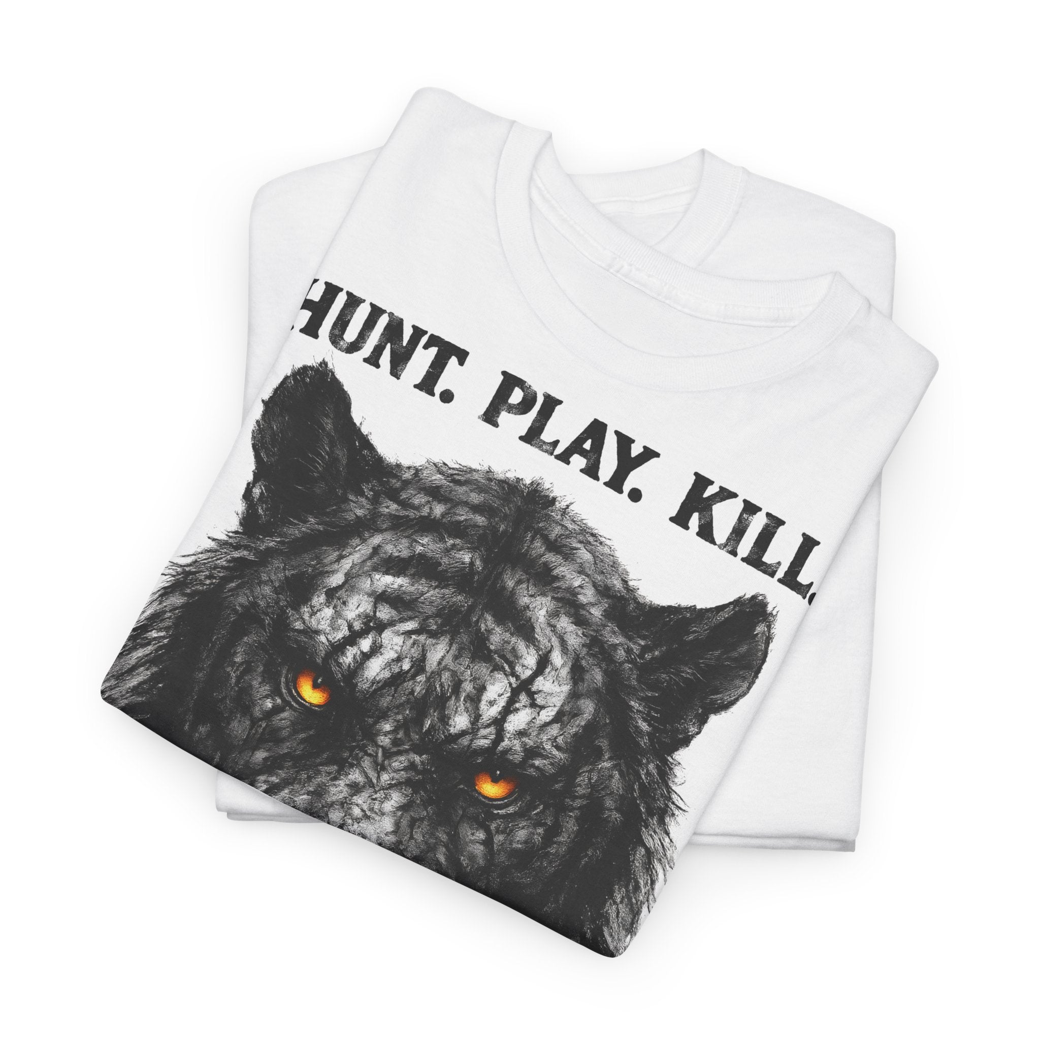Tiger - Hunt. Play. Kill. Frontprint, Unisex T-Shirt - Animal-Collection