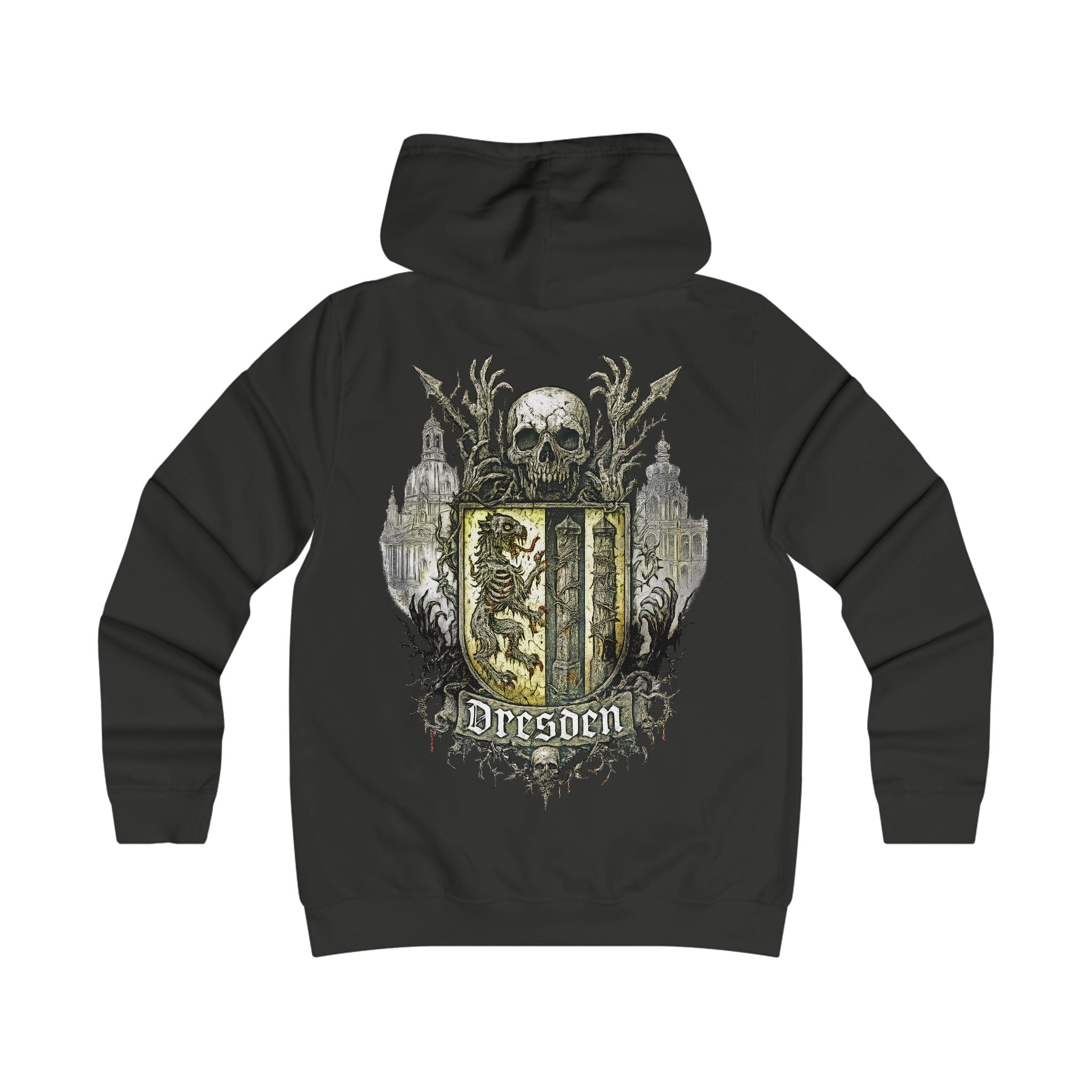 Dresden: Front-/Backprint, Womens' Hoodie **Grimwater-Edition**