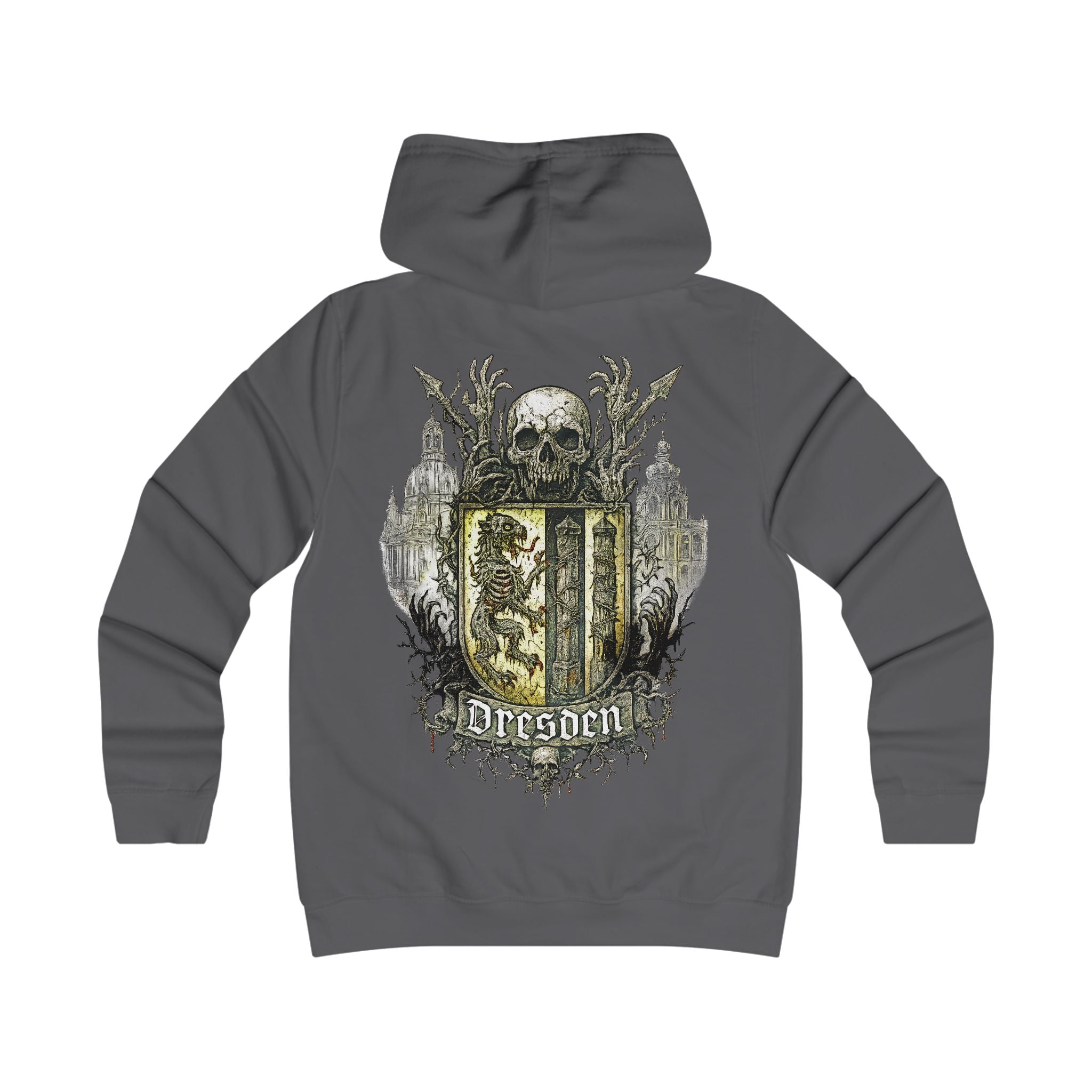 Dresden: Front-/Backprint, Womens' Hoodie **Grimwater-Edition**