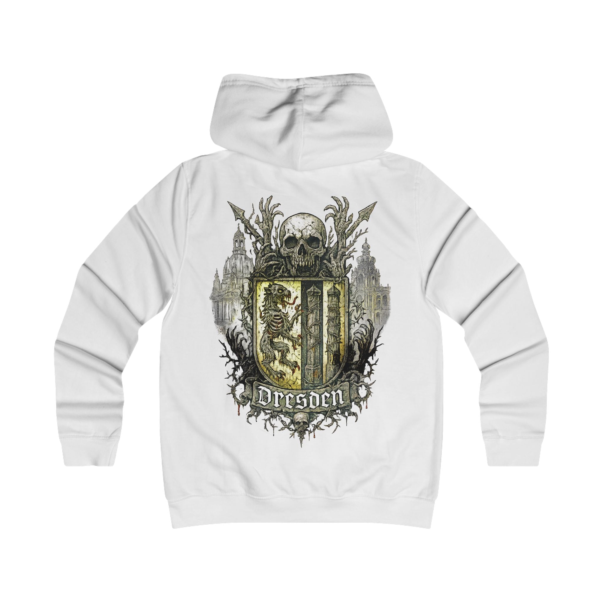 Dresden: Front-/Backprint, Womens' Hoodie **Grimwater-Edition**