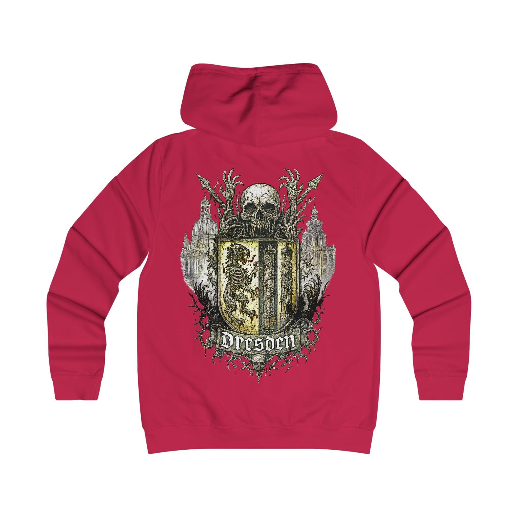 Dresden: Front-/Backprint, Womens' Hoodie **Grimwater-Edition**