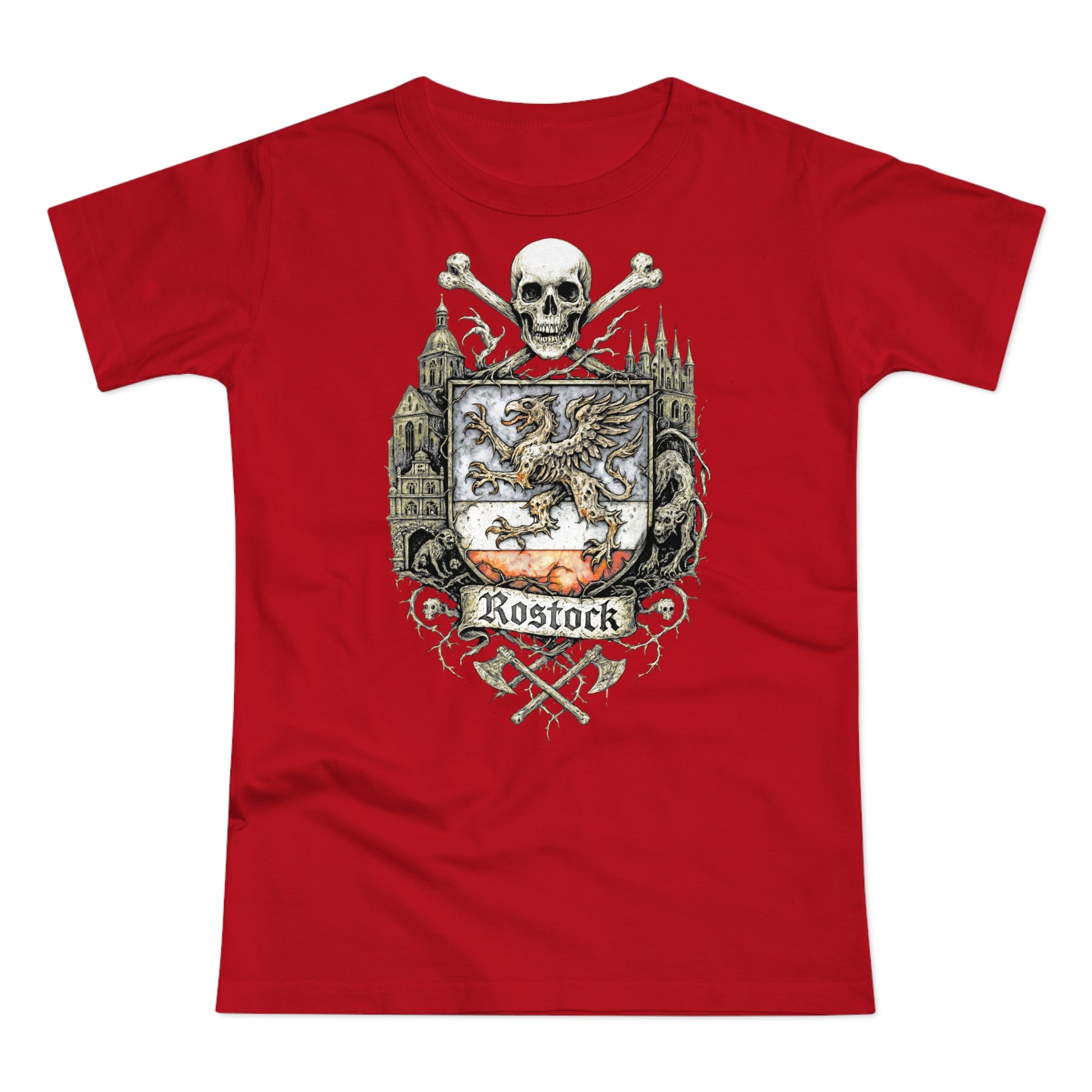 Rostock: Frontprint, Womens' T-Shirt **Grimwater-Edition**